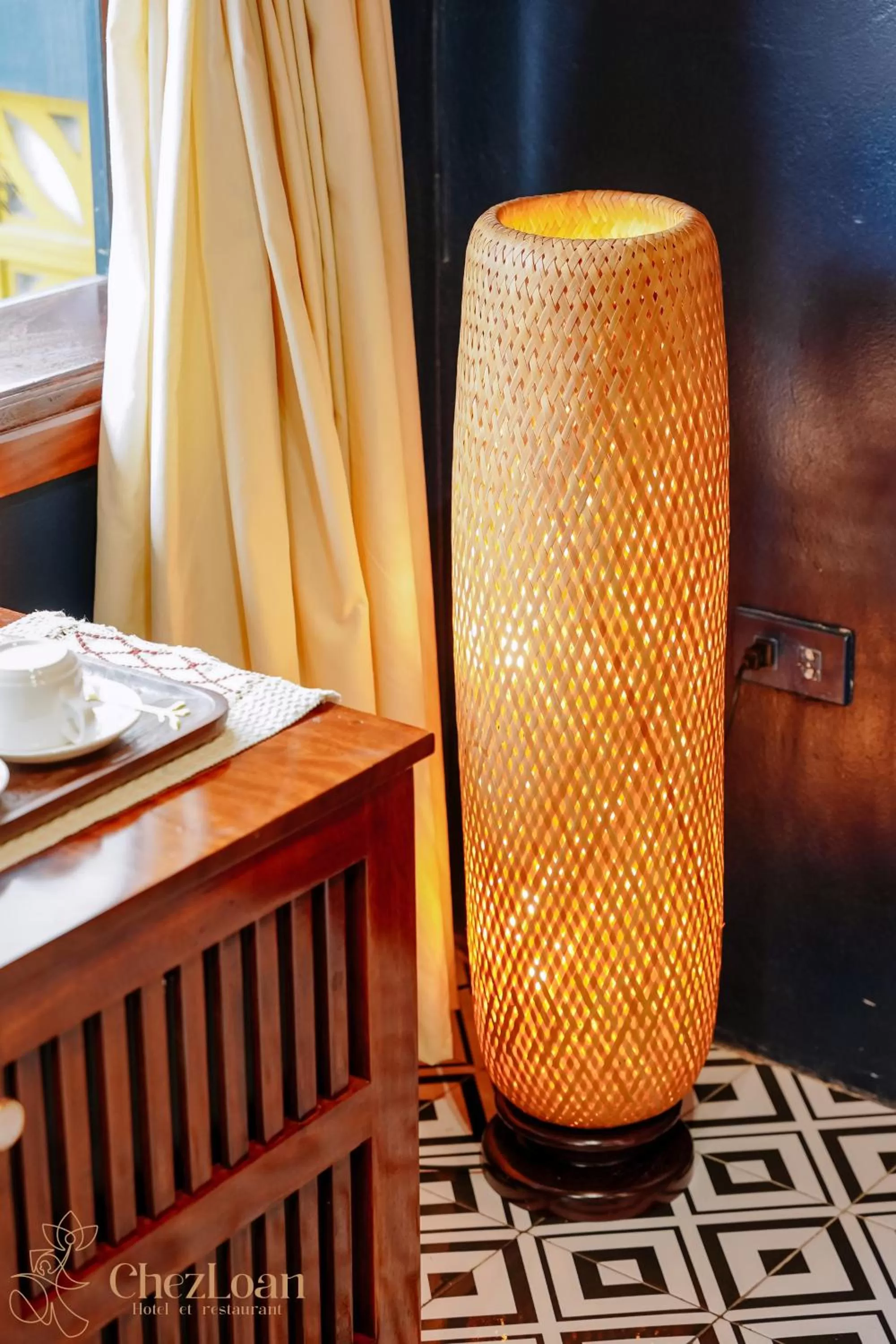 Seating area in Chez Loan Hotel