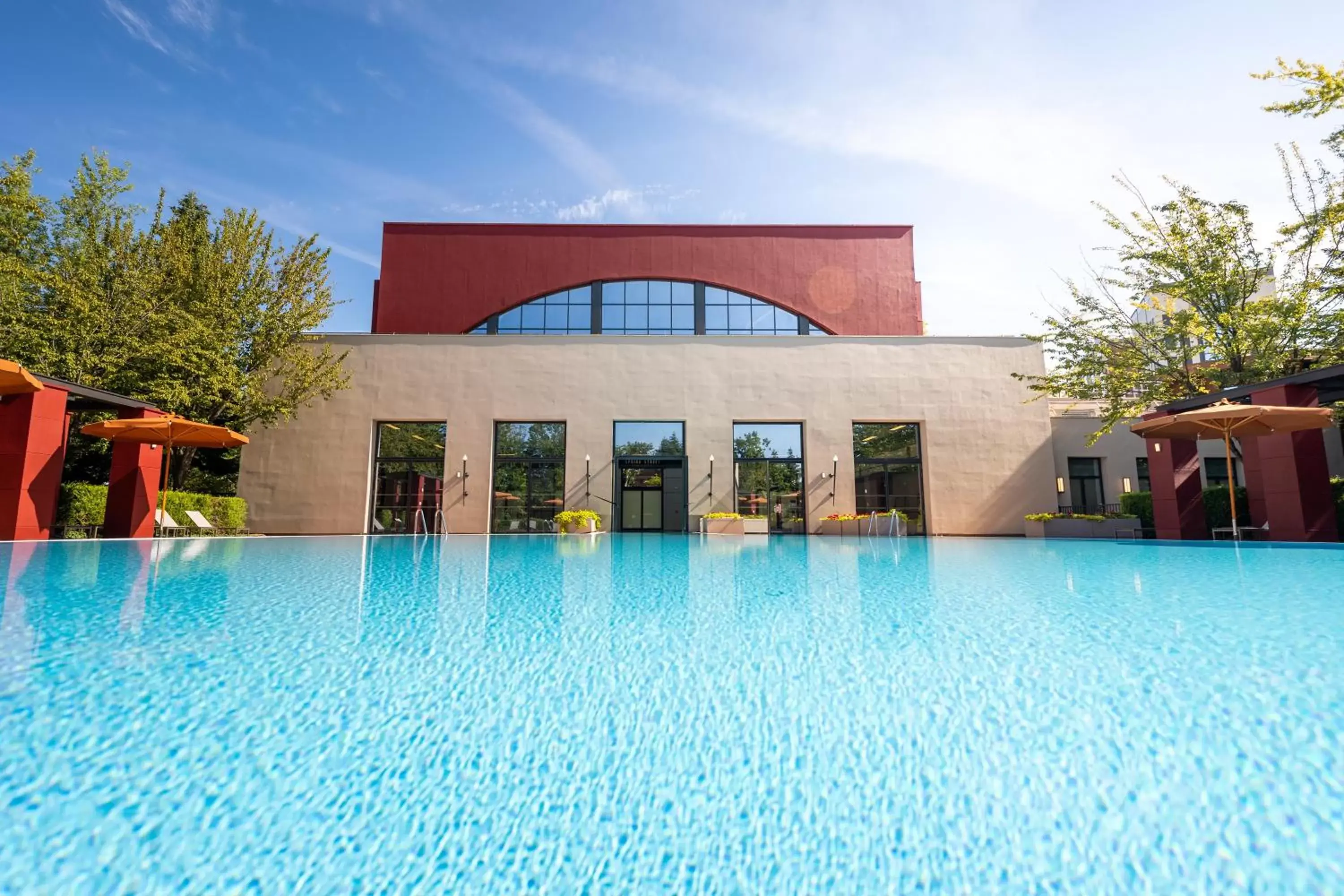 Swimming pool in Disney Hotel New York - The Art of Marvel Swimming pool in Disney Hotel New York - The Art of Marvel