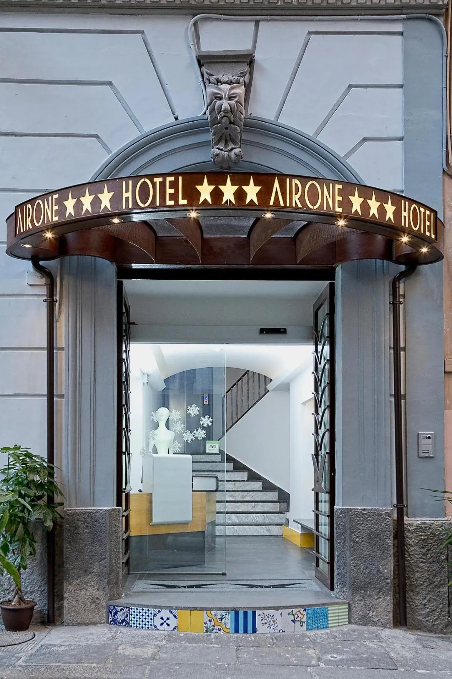 Property logo or sign in Airone Hotel