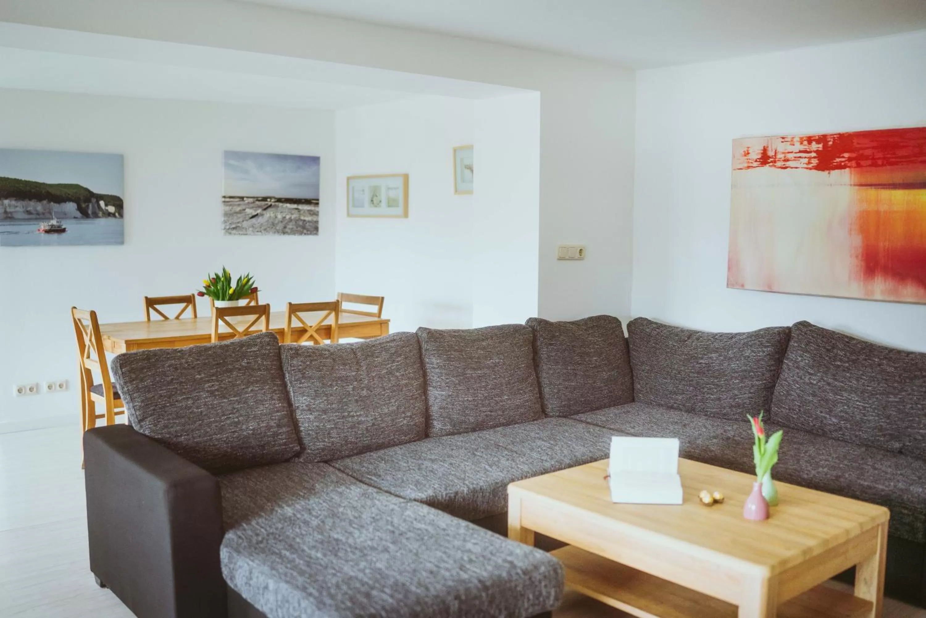 Living room in Aparthotel Stralsund Studios und Apartments