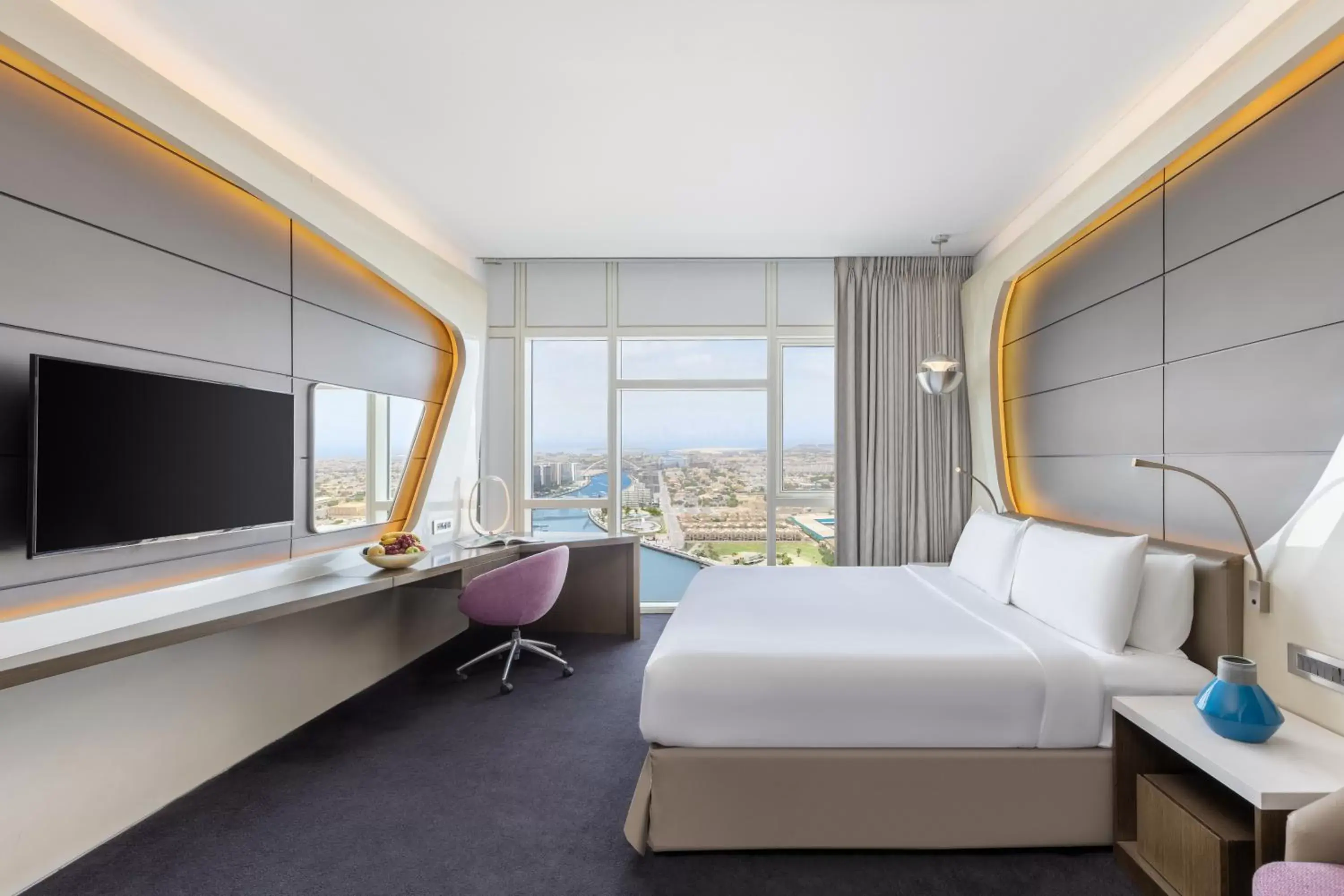 Bedroom in V Hotel Dubai, Curio Collection by Hilton