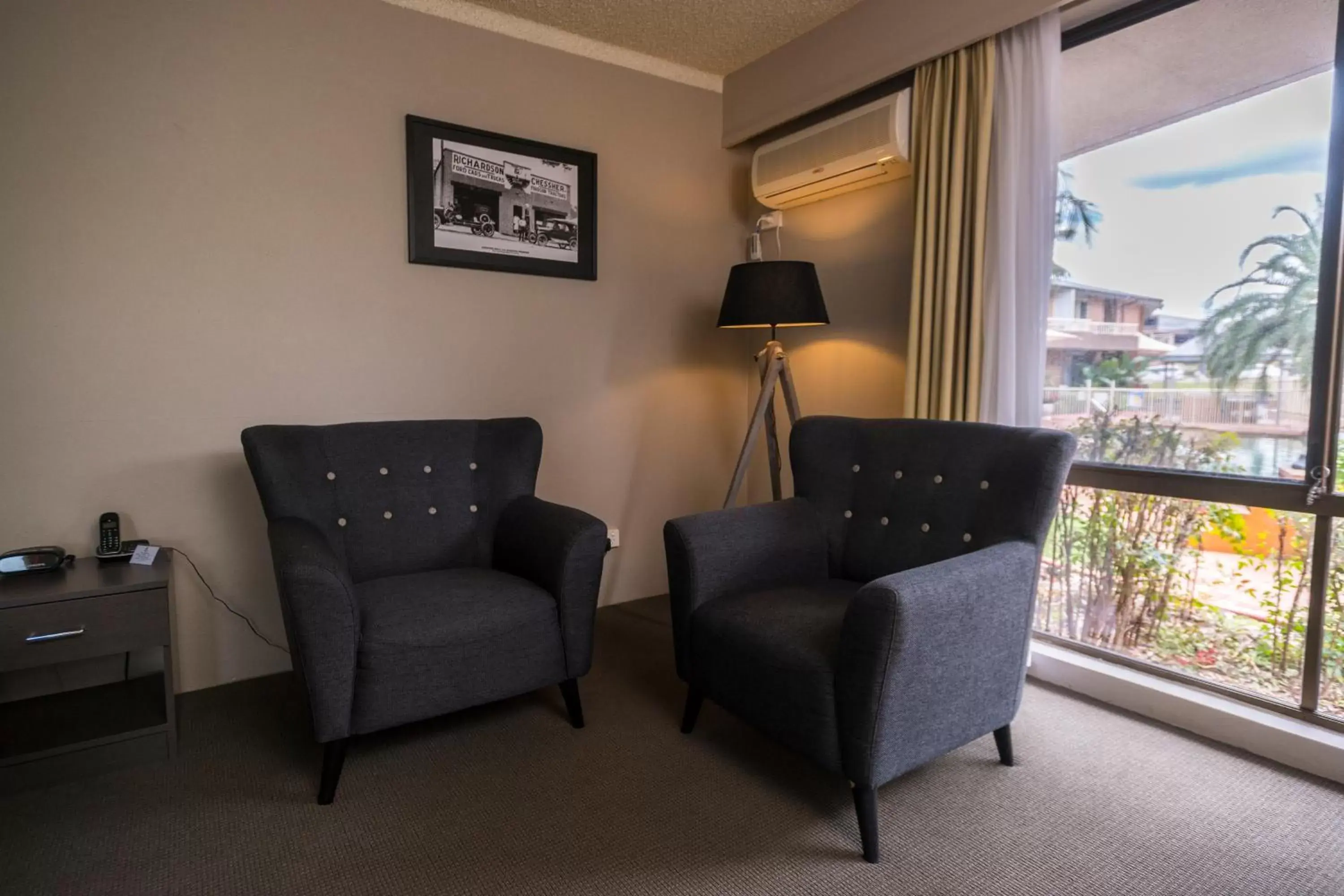 Living room, Seating Area in The Galaxy Motel