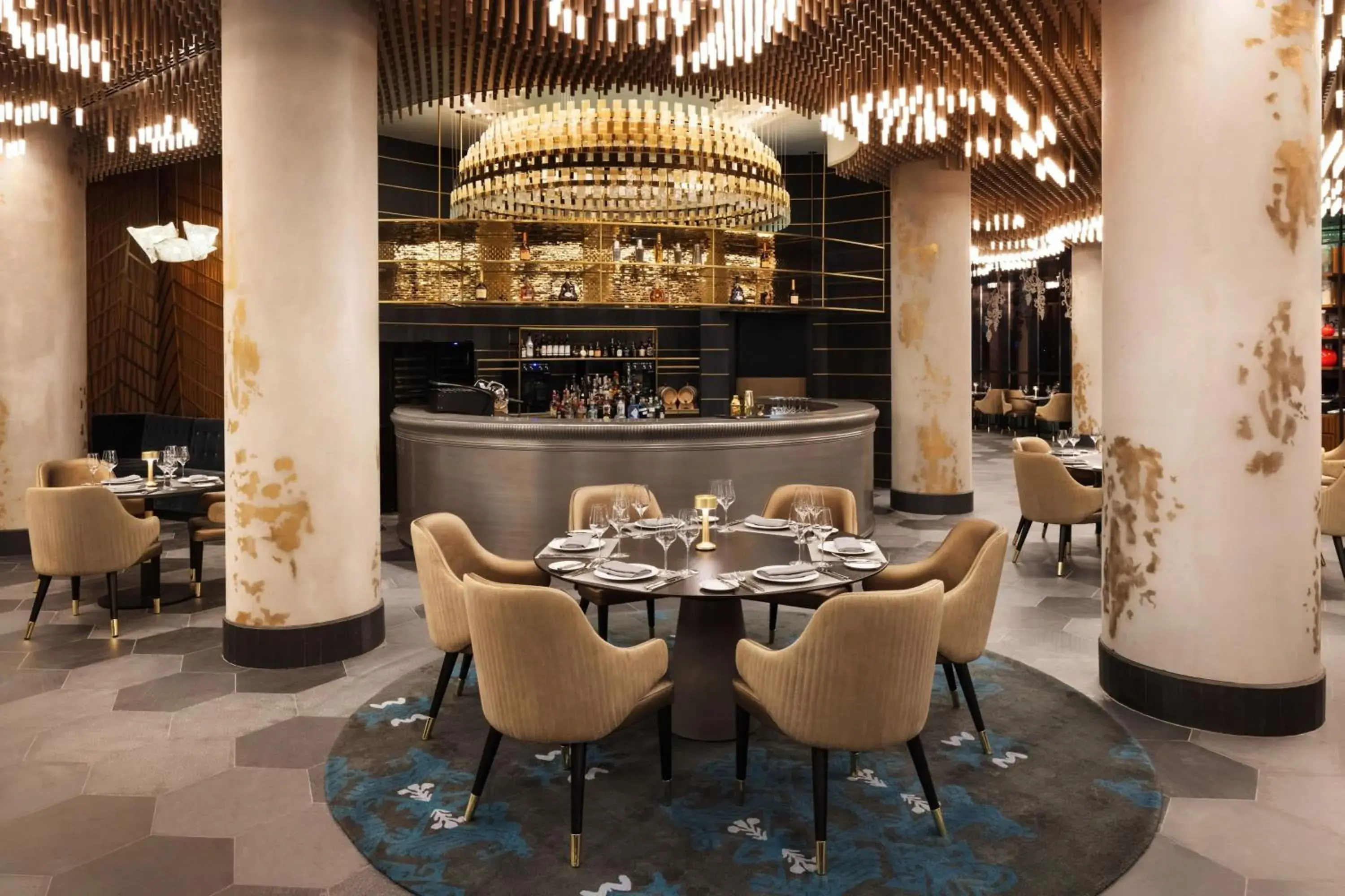 Restaurant/places to eat, Lounge/Bar in Paragraph Freedom Square, a Luxury Collection Hotel, Tbilisi