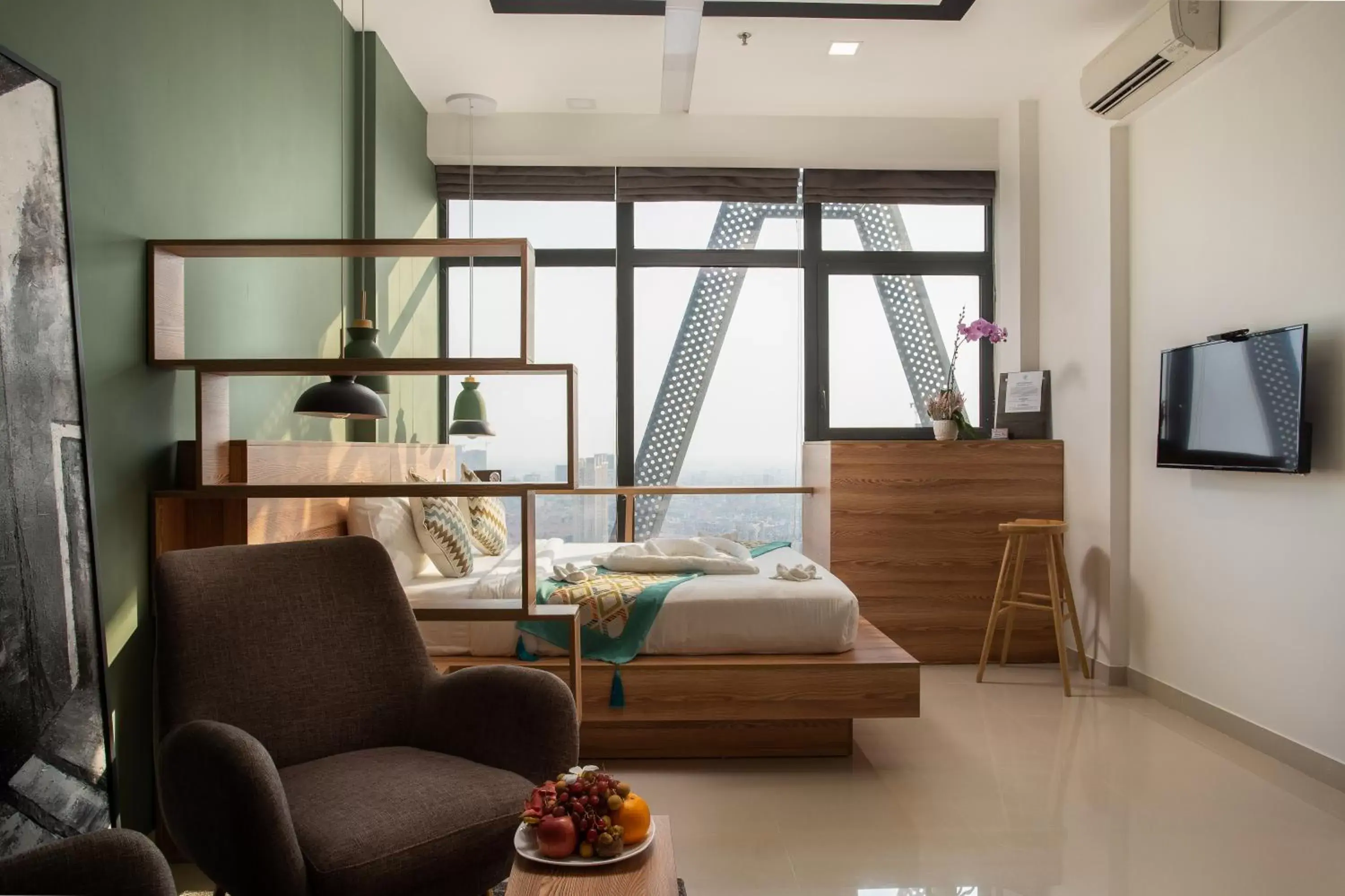 Deluxe Double Room - City View in The Snowbell Hotel & Spa at The Bridge Deluxe Double Room - City View in The Snowbell Hotel & Spa at The Bridge