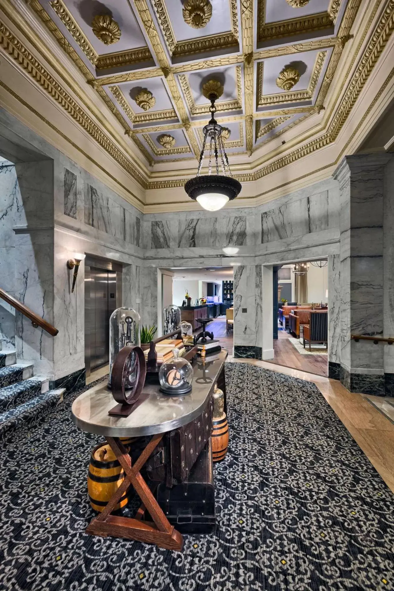 Lobby or reception in Hotel Teatro Lobby or reception in Hotel Teatro