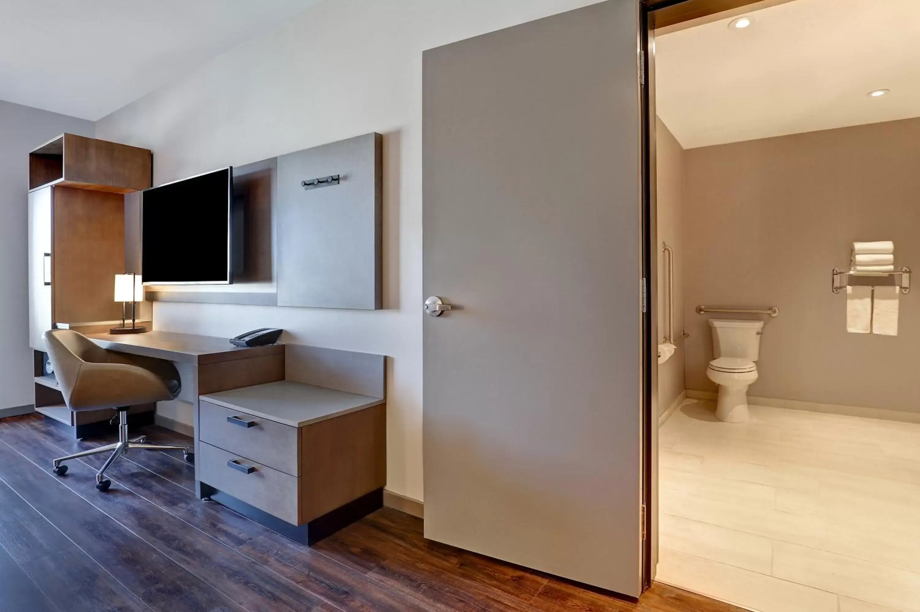 Toilet, Bathroom in Hyatt Place Prince George