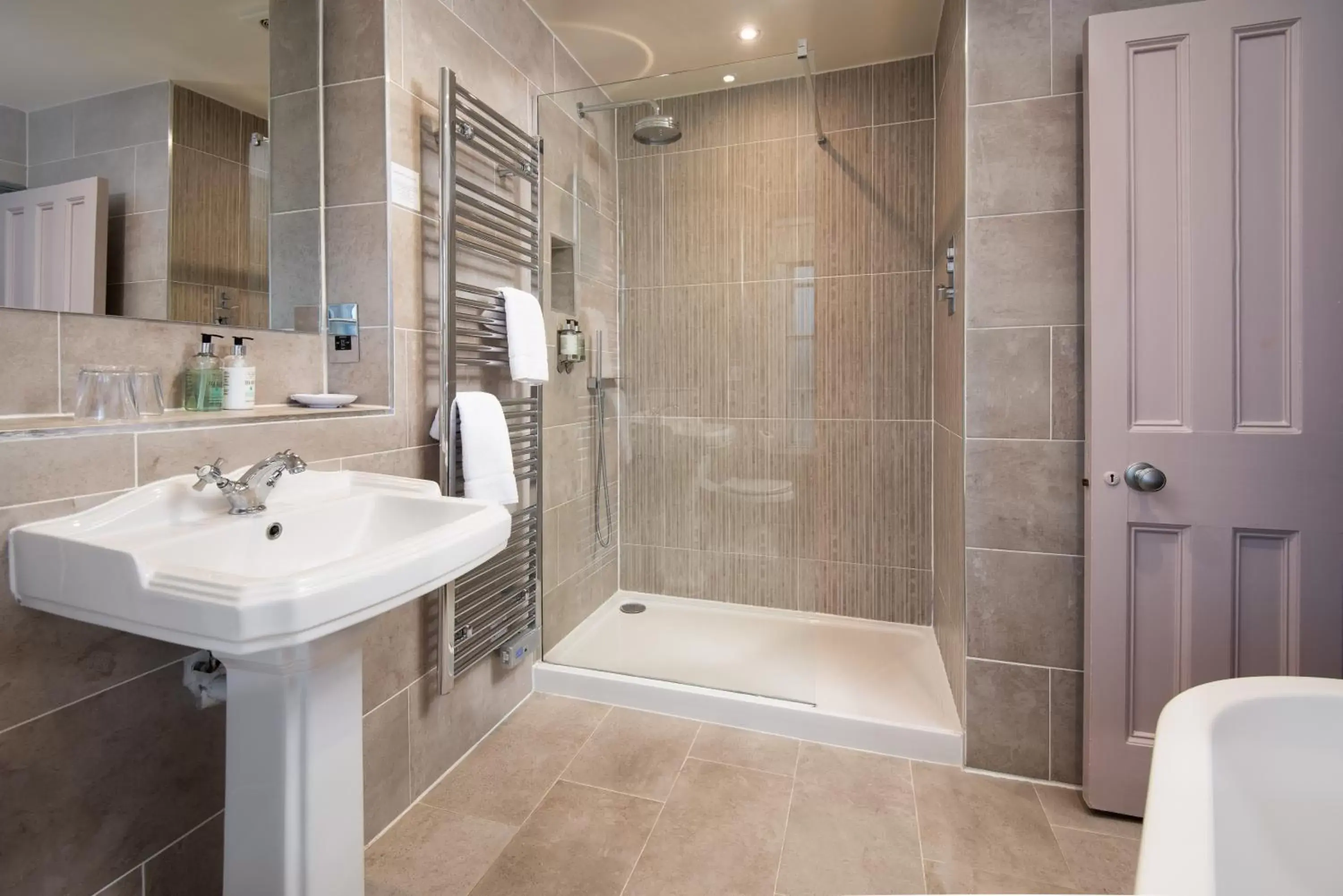 Shower, Bathroom in The Angel Inn - The Inn Collection Group