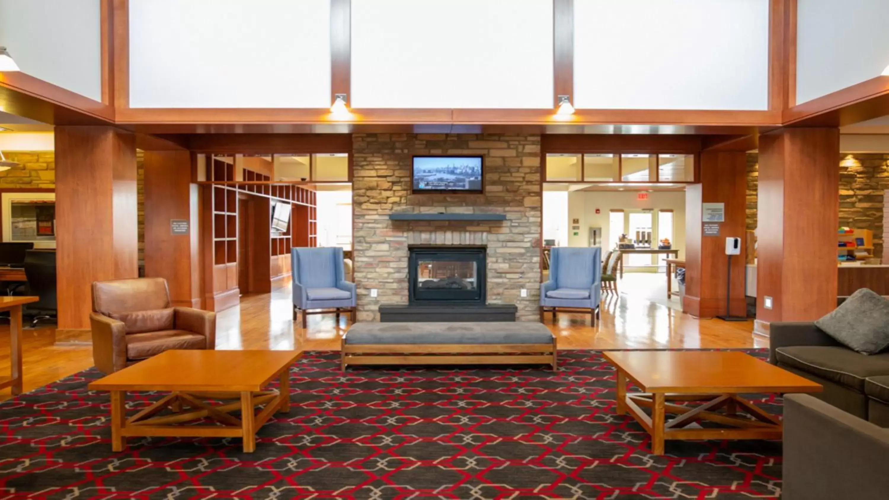 Lobby or reception, Seating Area in Holiday Inn Express Columbus Airport Easton