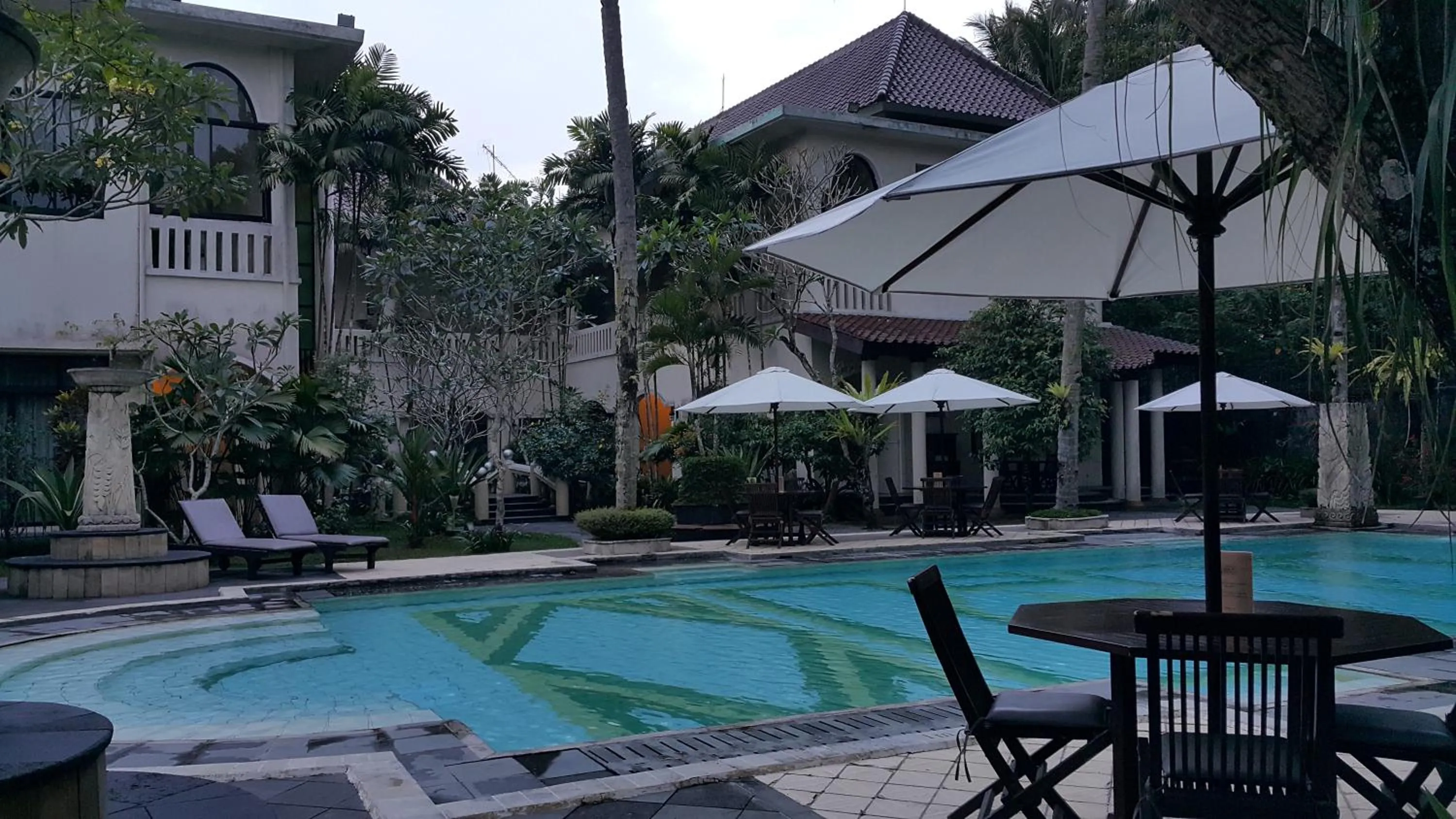 Pool view in Sarasvati Borobudur