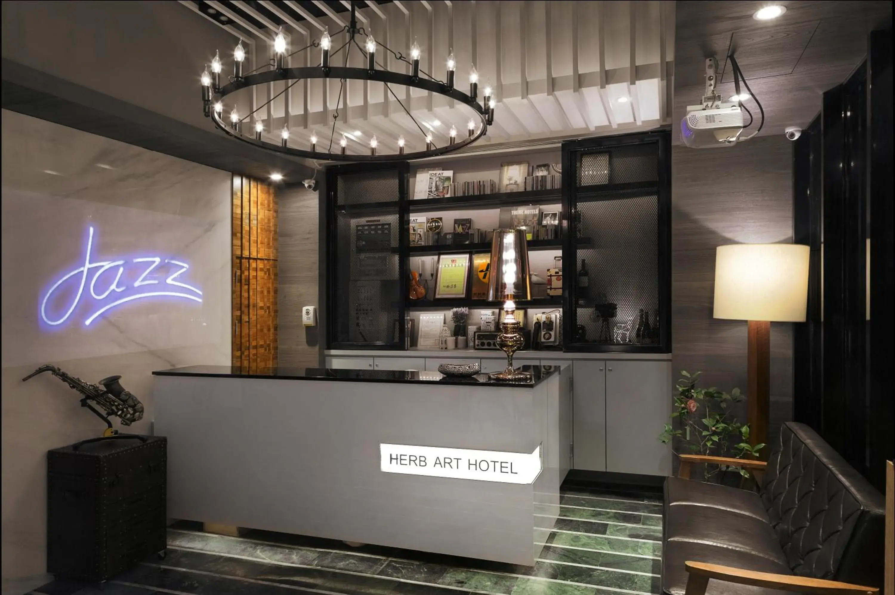 Lobby or reception, Lounge/Bar in Herb Art Hotel