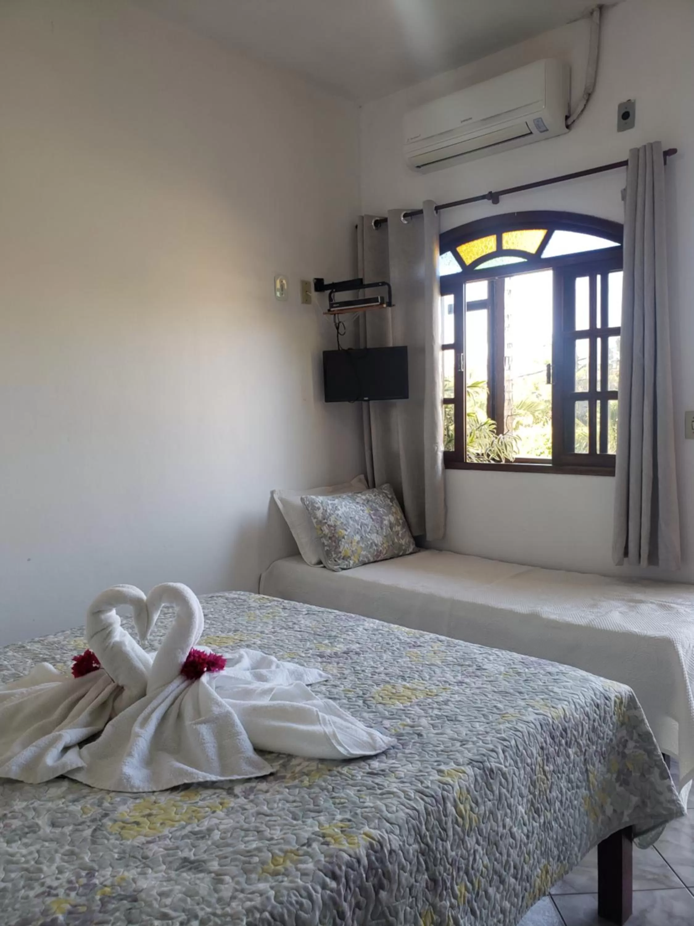 Bed in Pousada Recanto Das Emerências