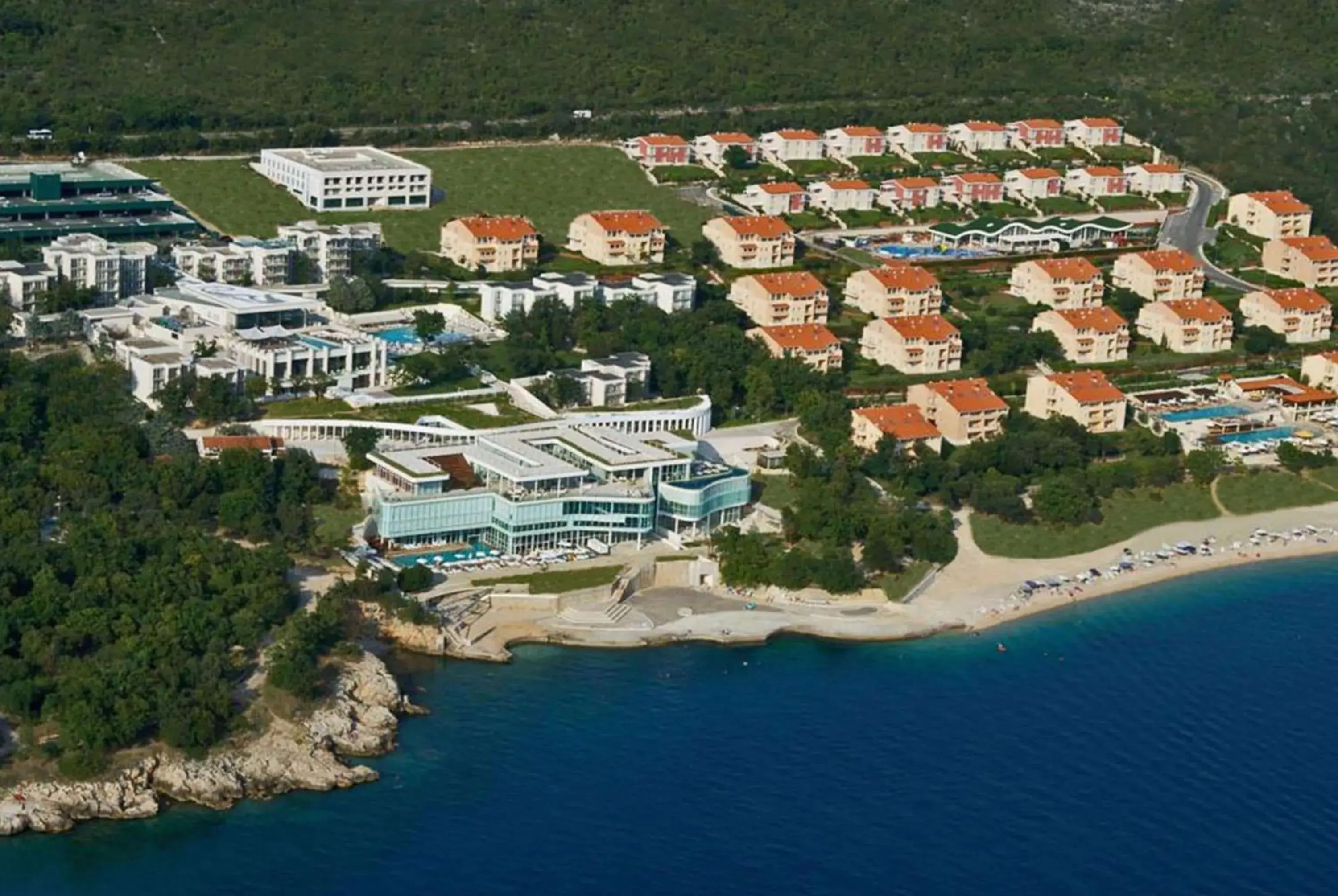 Property building, Bird's-eye View in Wyndham Grand Novi Vinodolski Resort