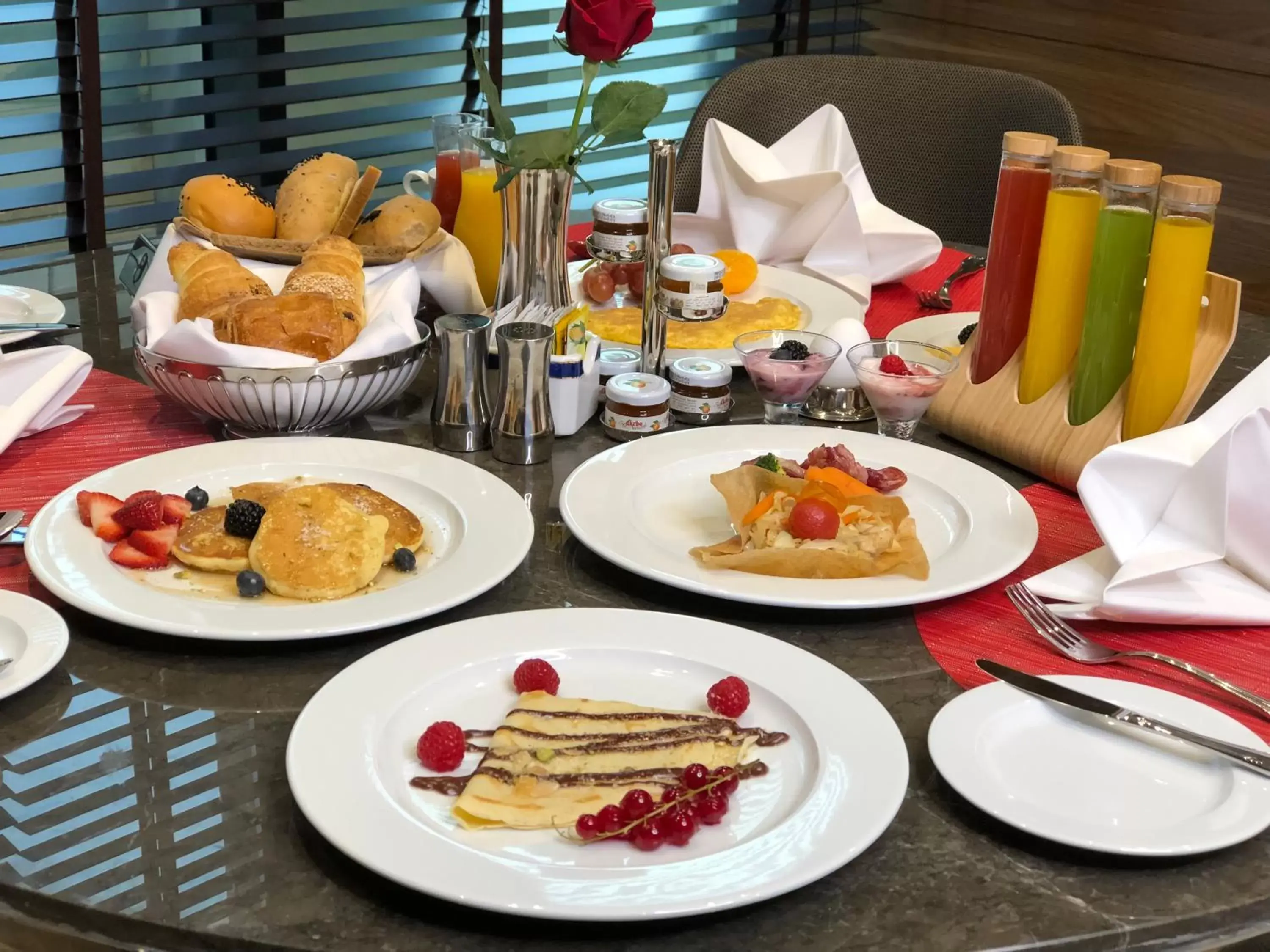 Buffet breakfast in Ramada by Wyndham Continental Jeddah