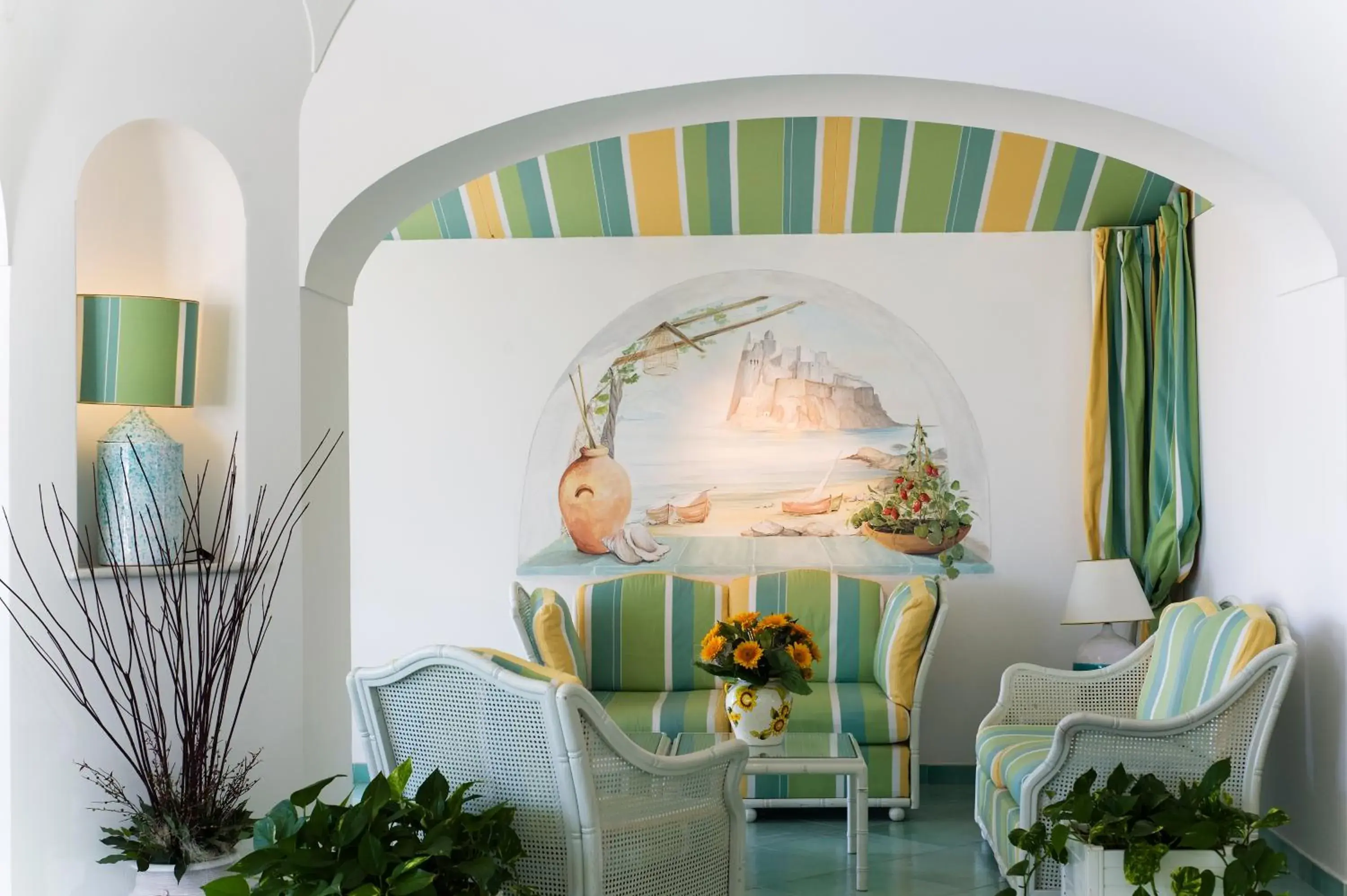 Living room, Seating Area in Hotel Floridiana Terme