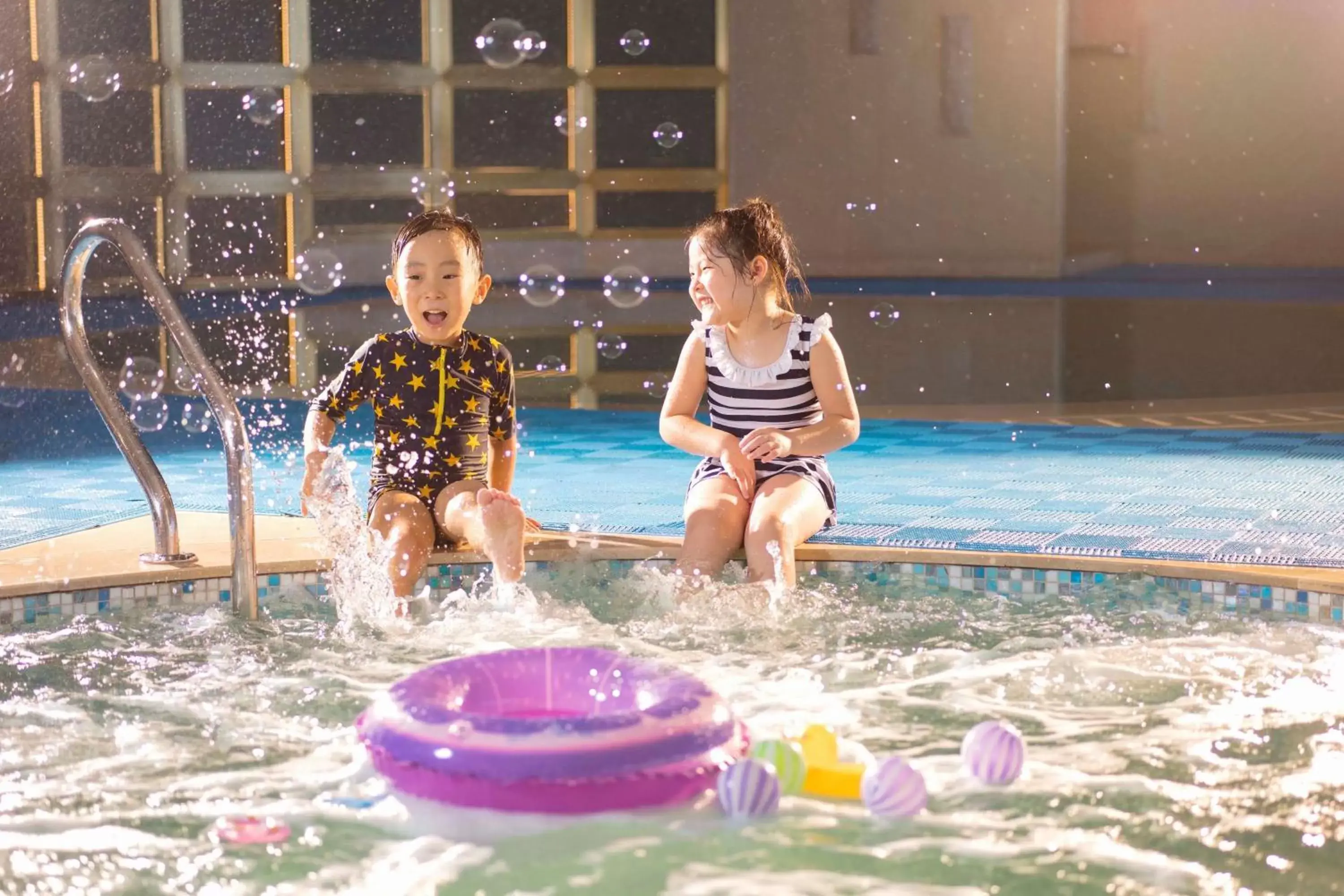 Pool view, Swimming Pool in Hilton Yantai