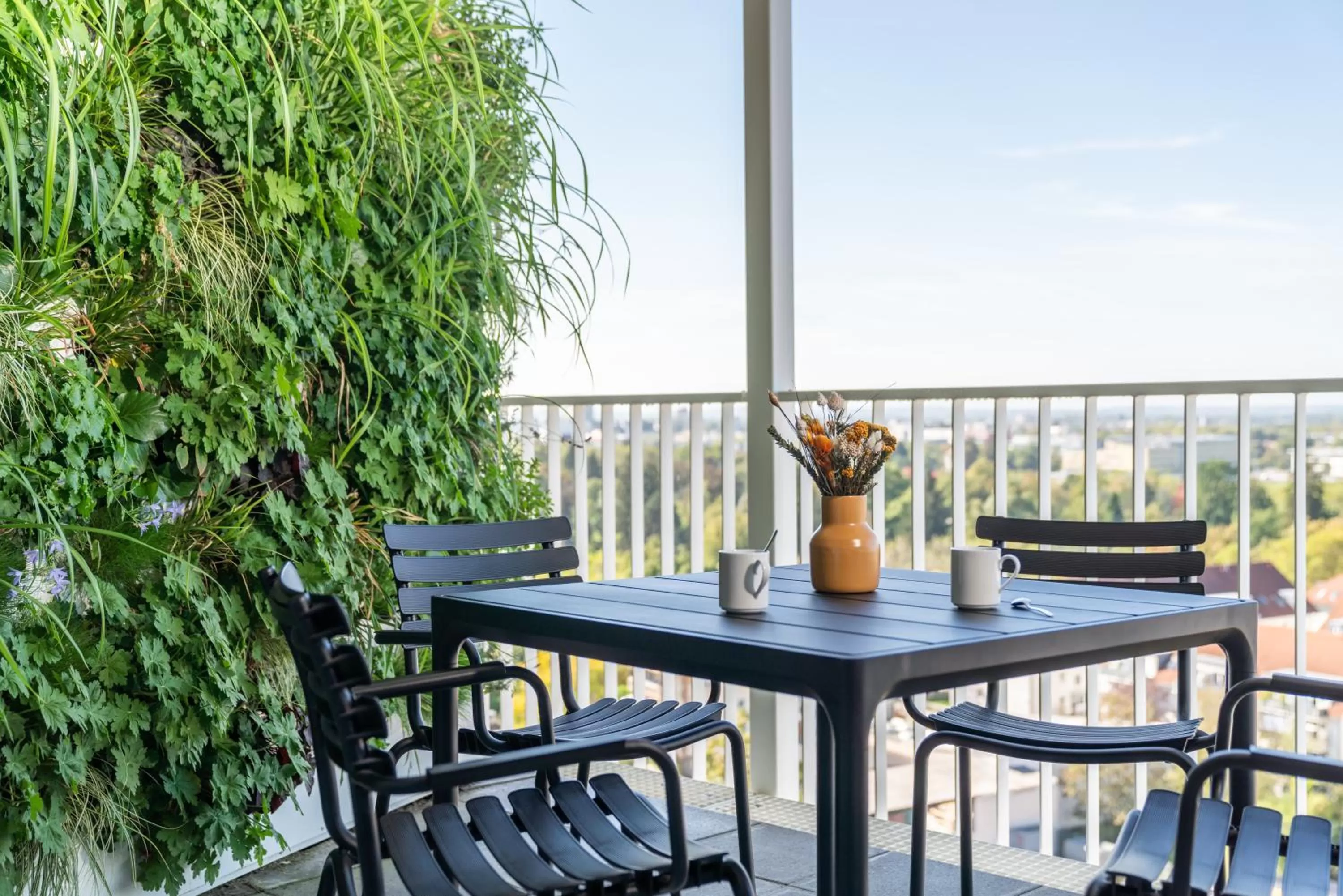 Balcony/Terrace in Black F Tower - Serviced Apartments
