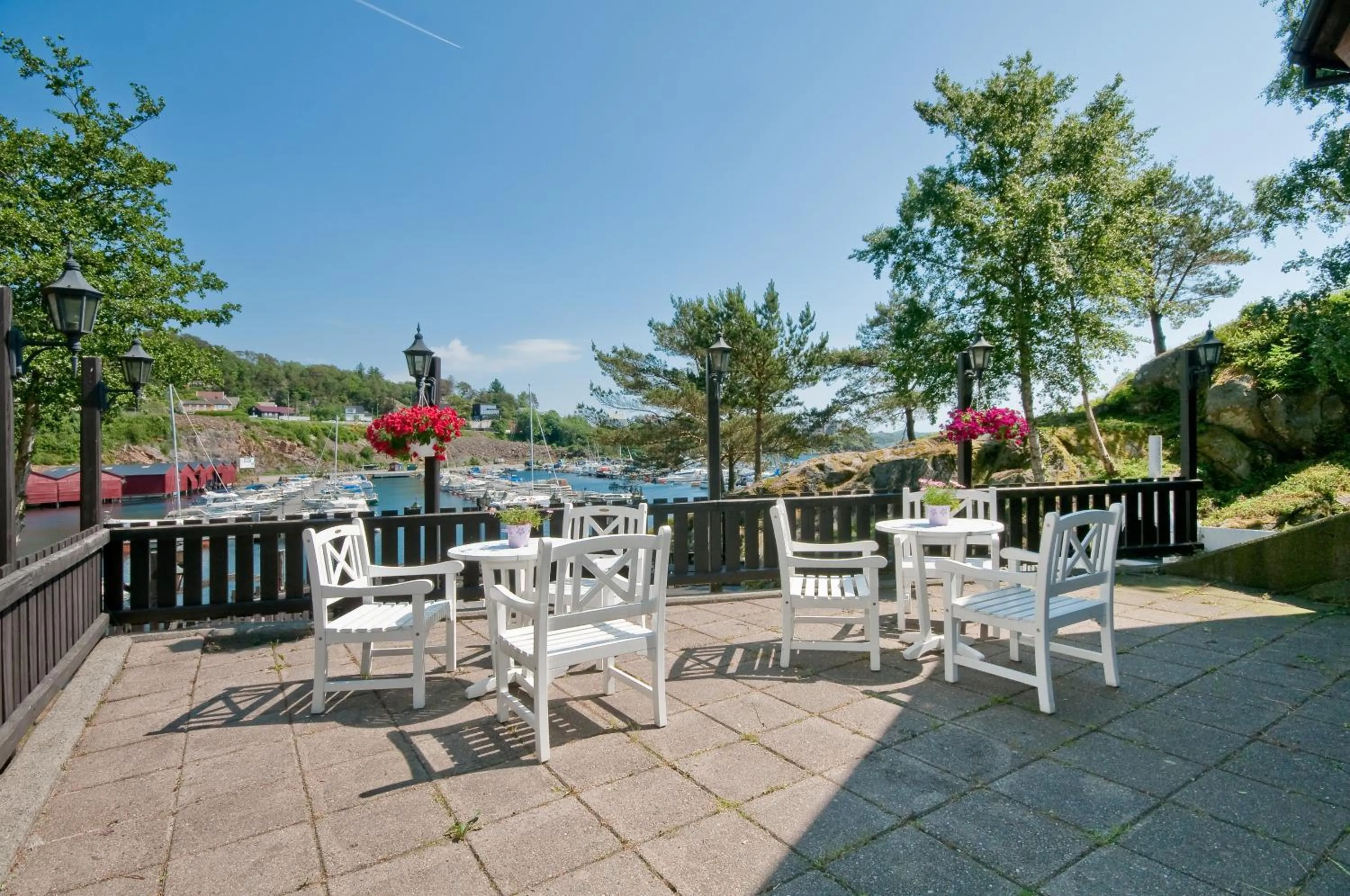 Patio in Farsund Fjordhotel