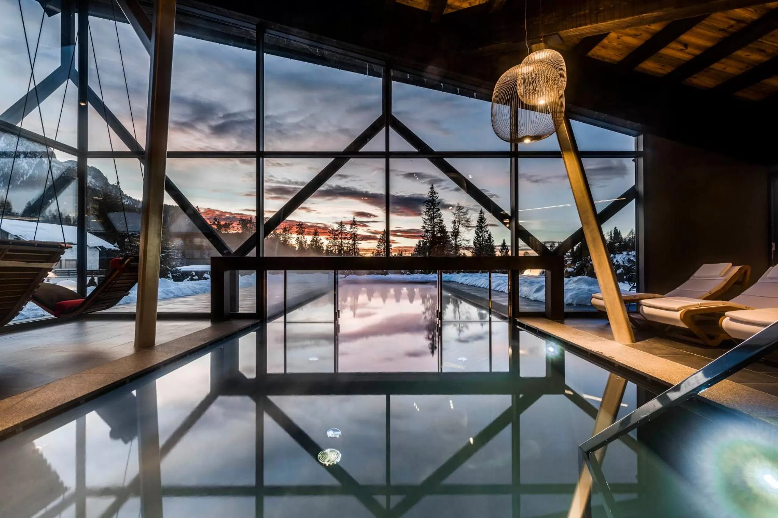 Swimming pool in Hotel Alpenrose