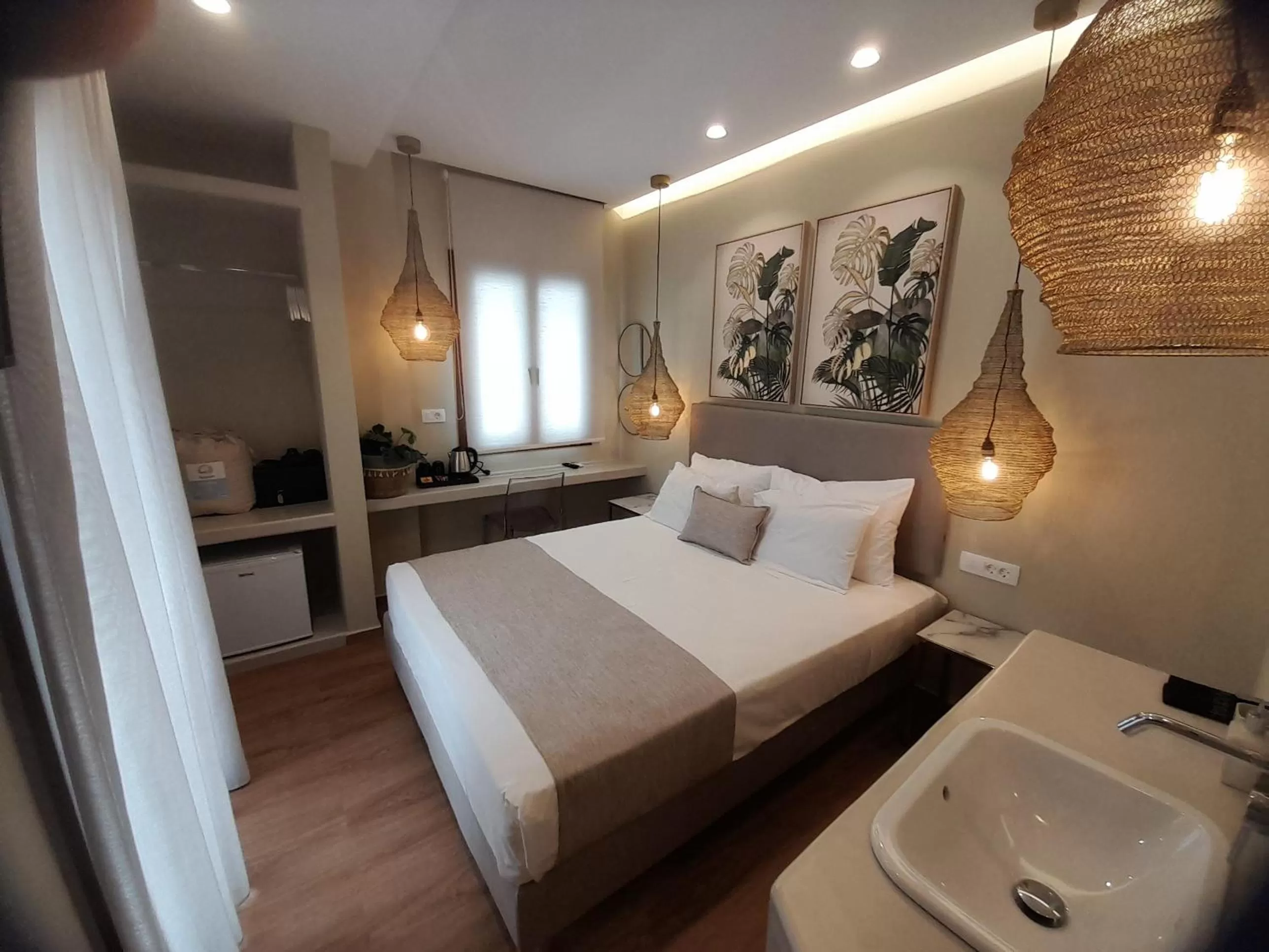 Bed in Antonia Hotel