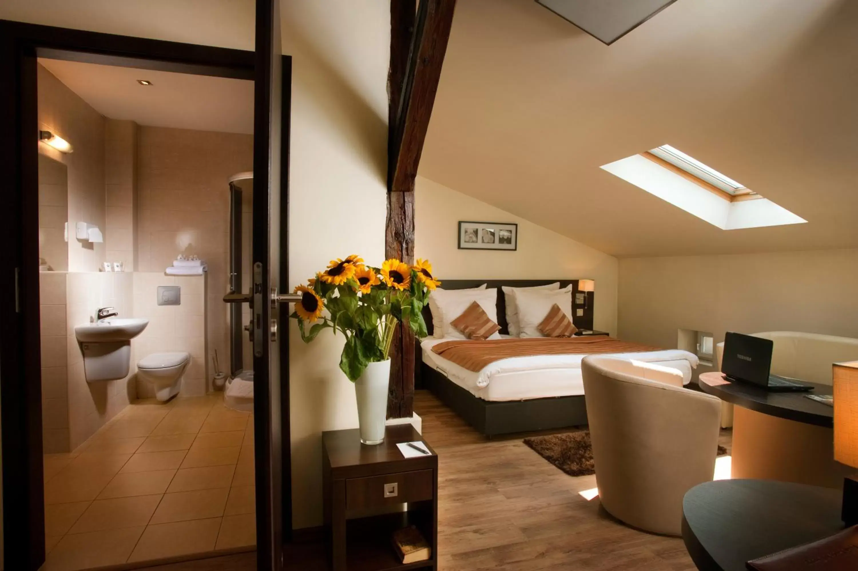 Bed in Spatz Aparthotel Bed in Spatz Aparthotel