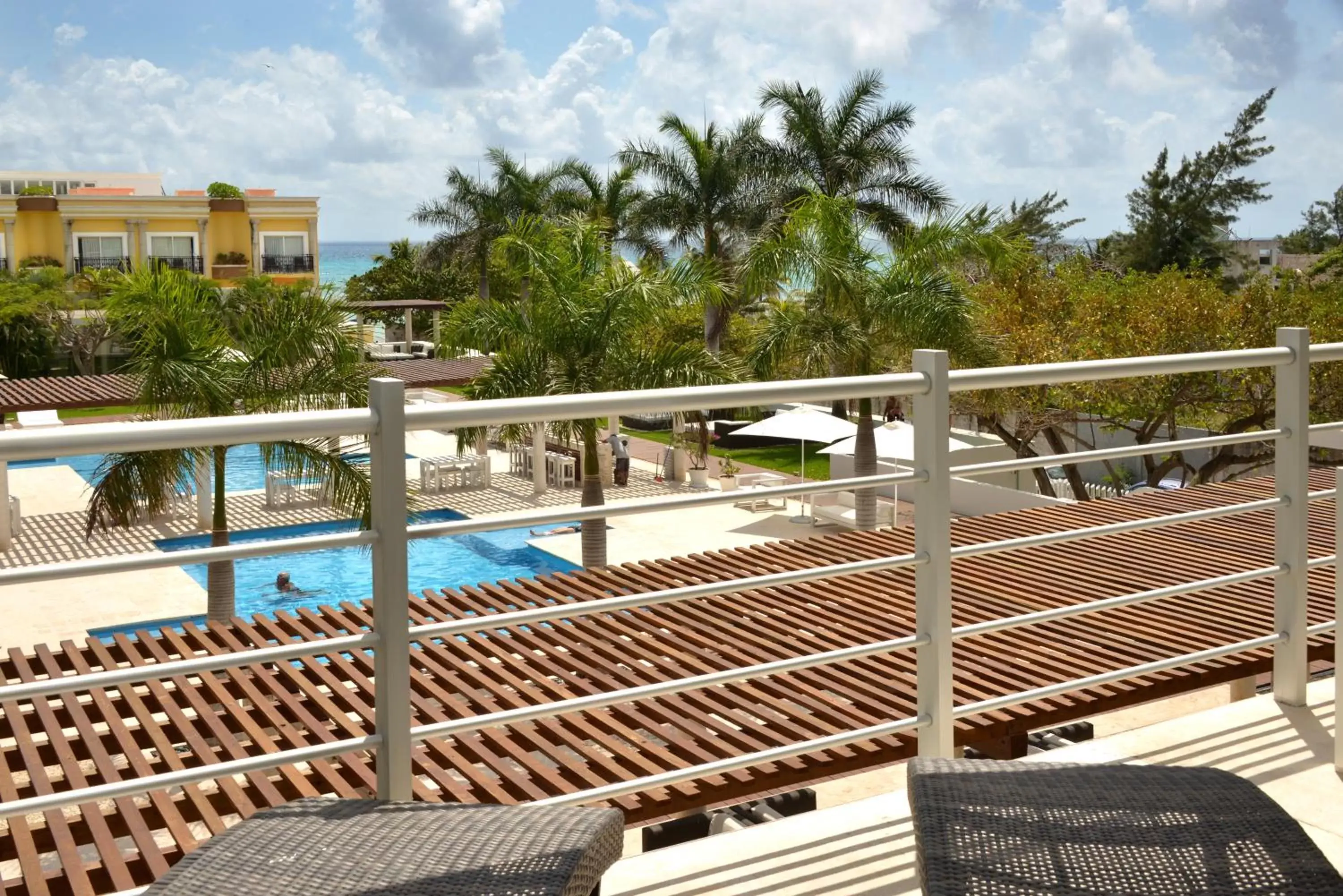 Pool View in Magia Beachside Condo