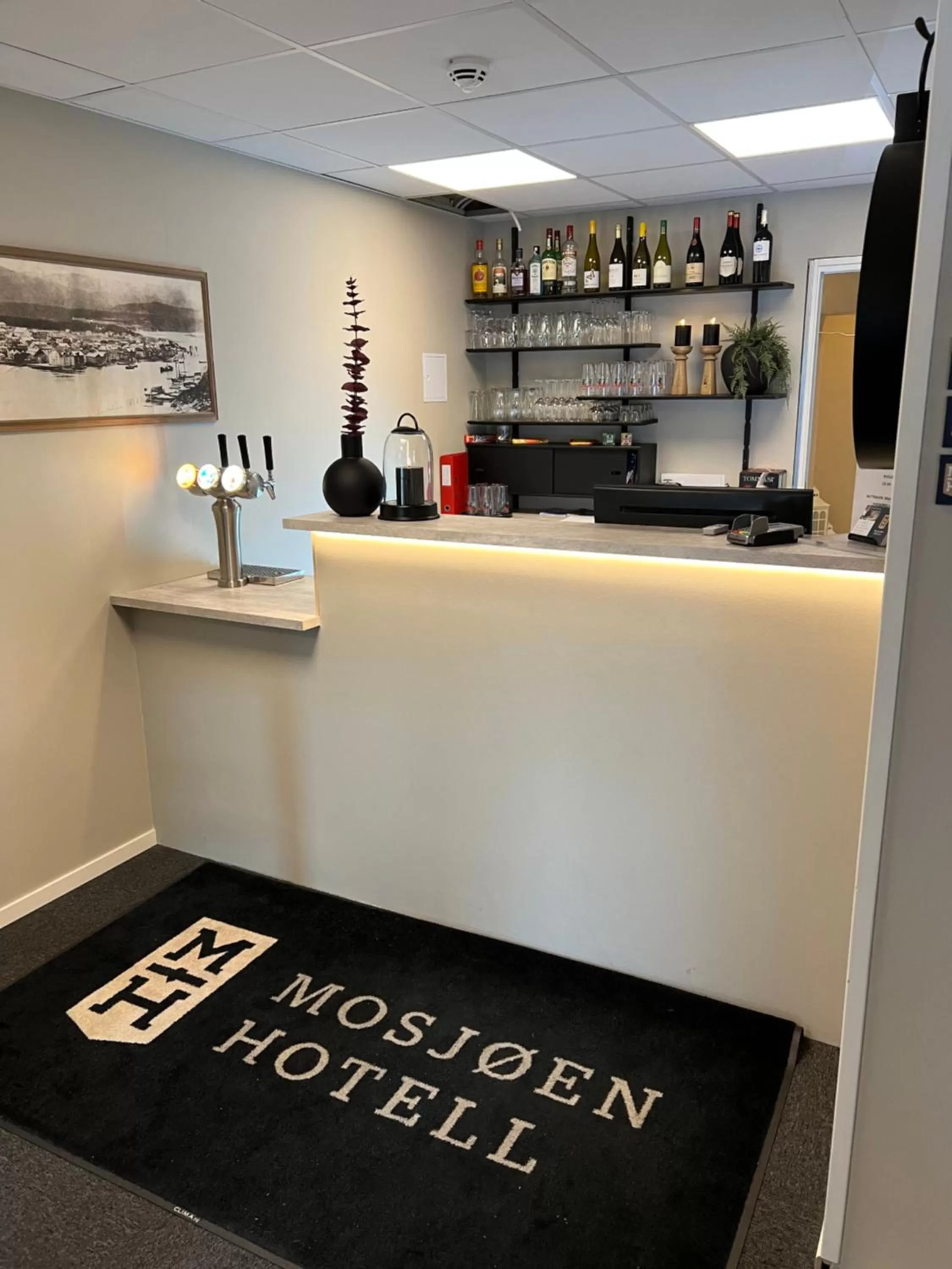 Lobby or reception in Mosjøen Hotel
