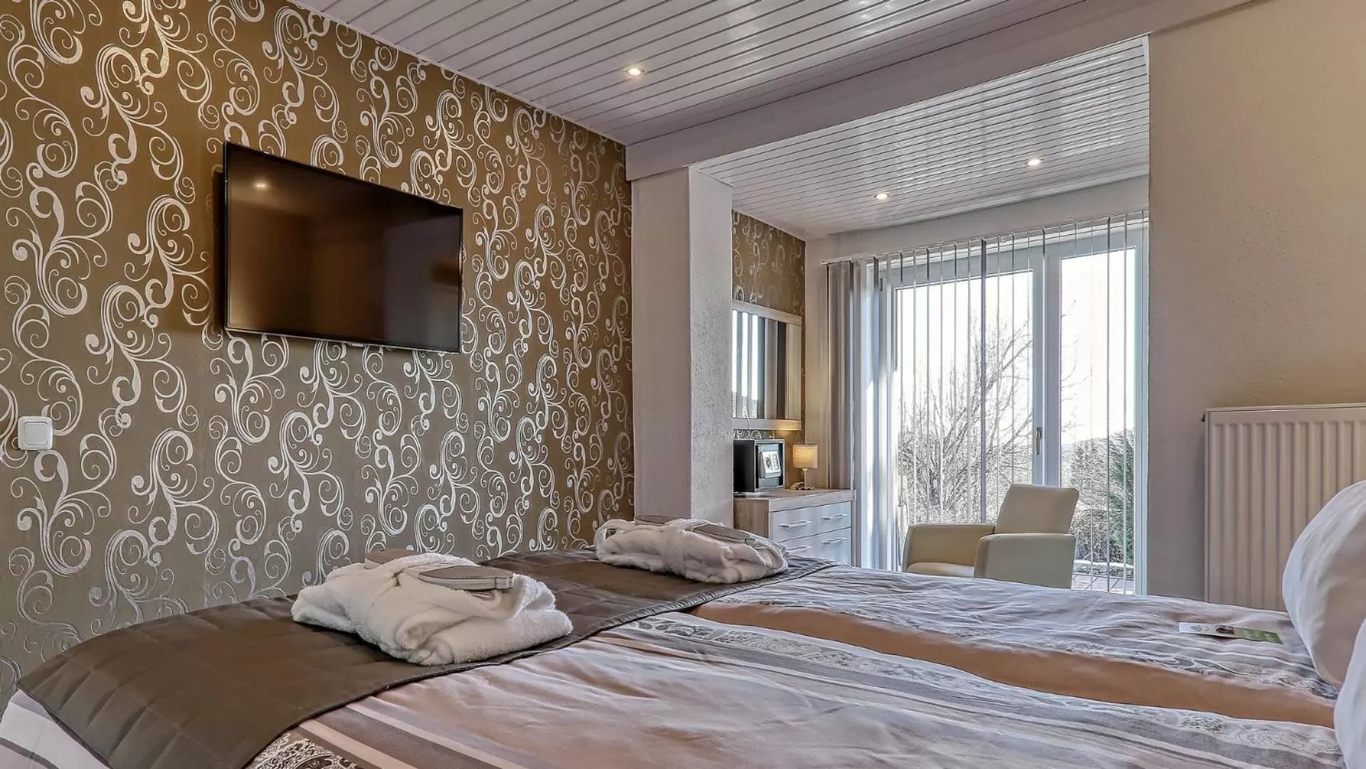 Bedroom, Bed in Suit' & Frühstück Zum Latschen - Adults Only