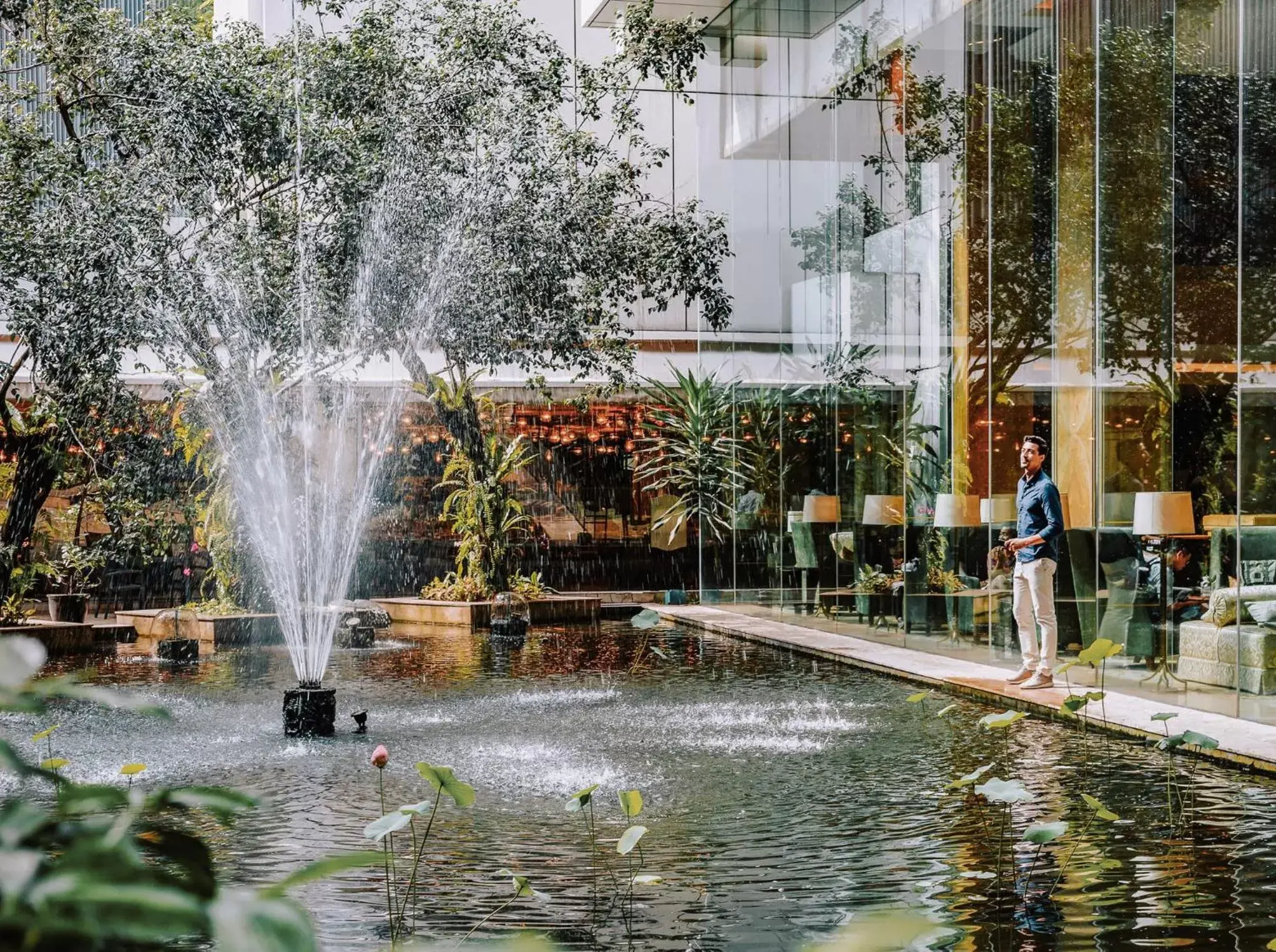 Garden view in Shangri-La Kuala Lumpur