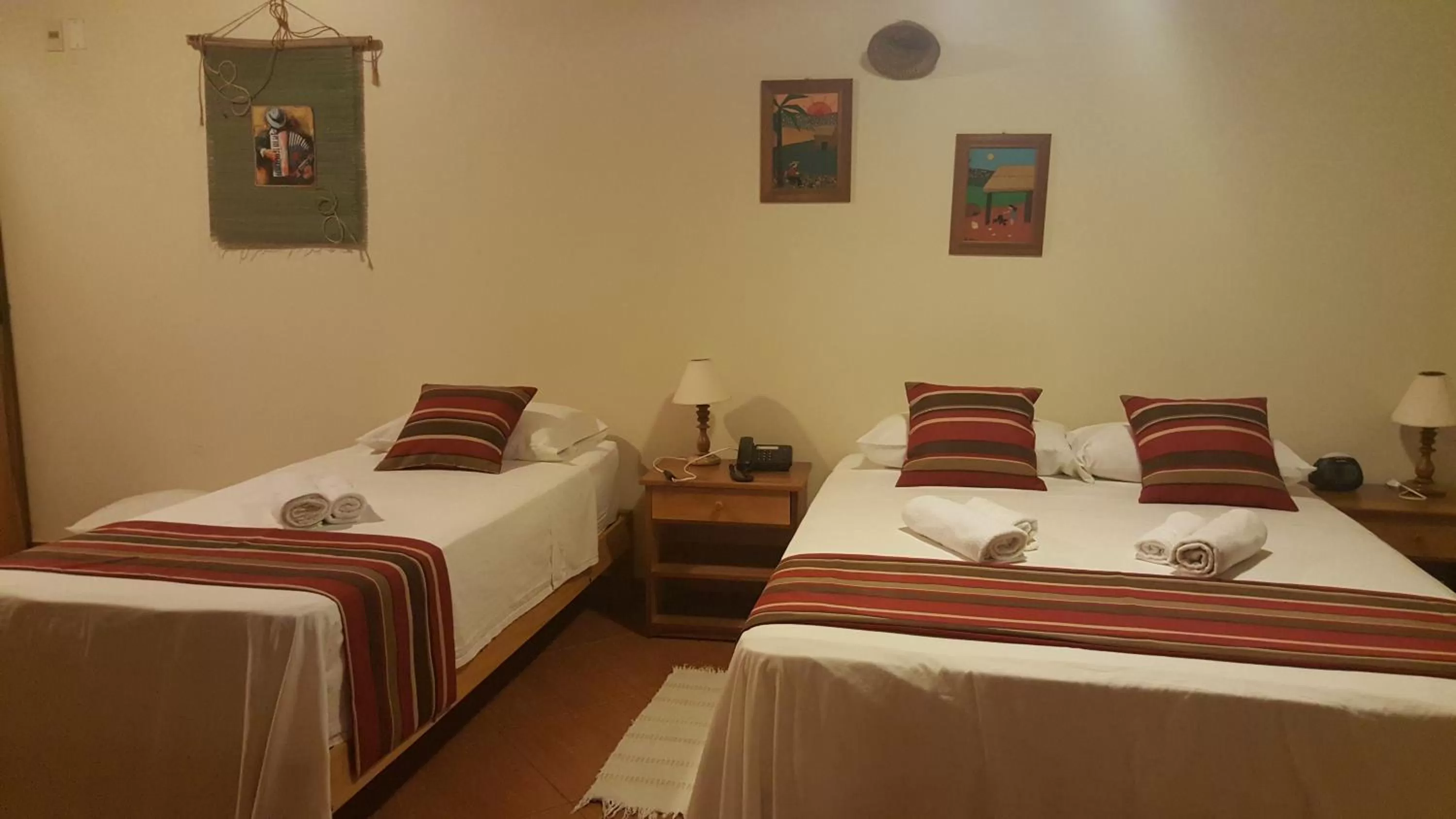 Bed in Las Orquideas Parque Hotel