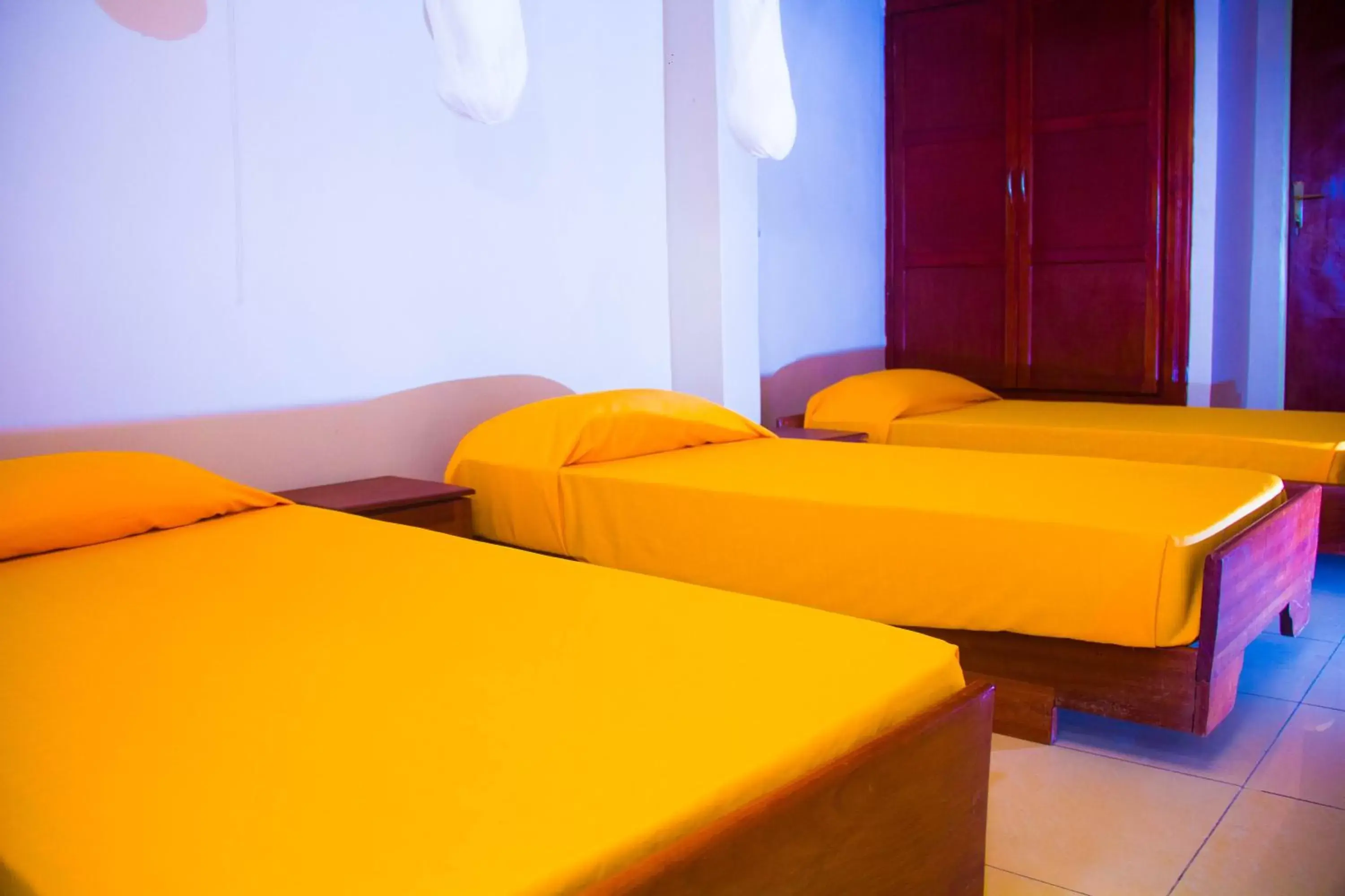 Bed in Rebero Kivu Resort Bed in Rebero Kivu Resort