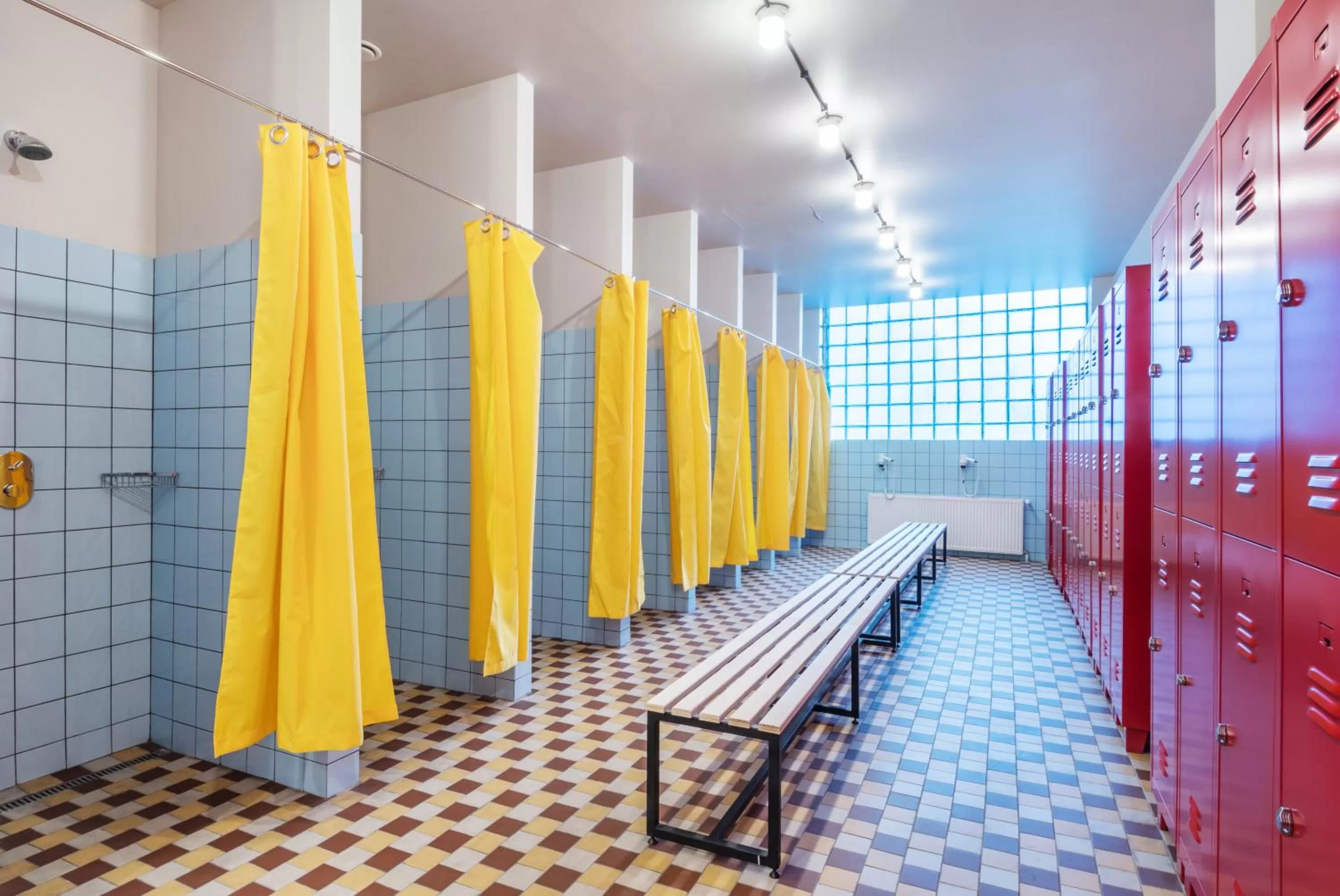 Shower in Fabrika Hostel & Suites