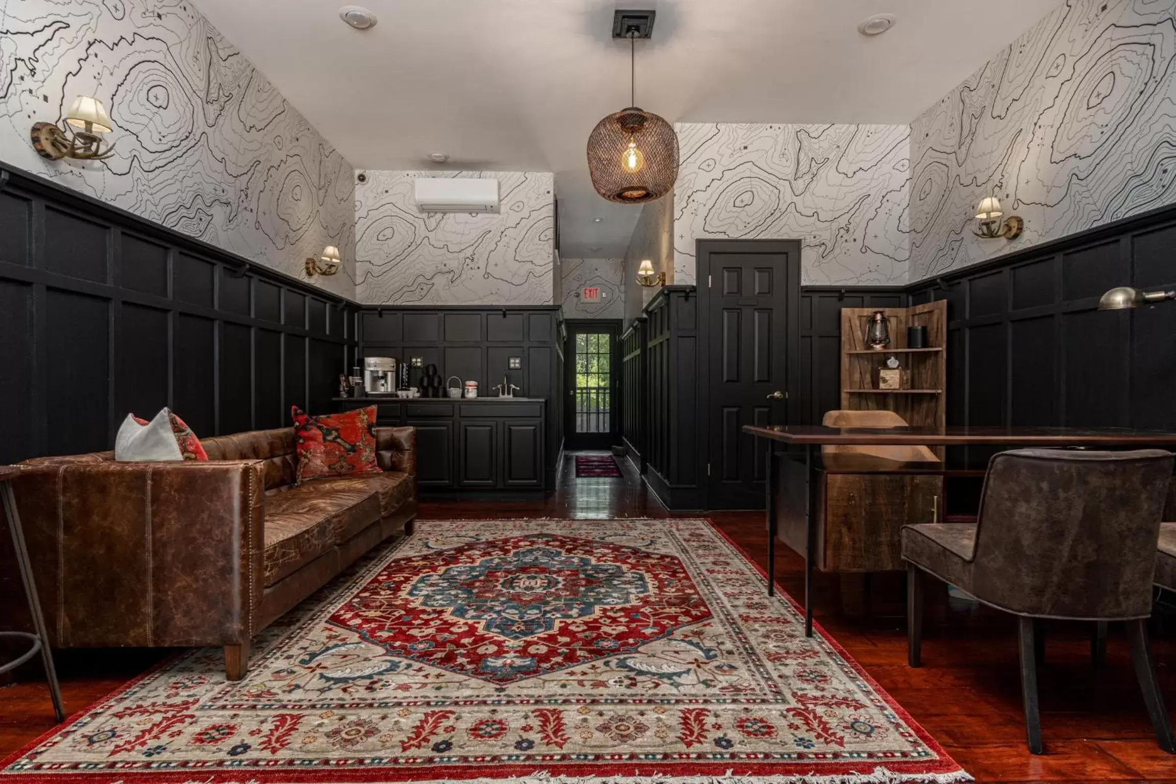 Lobby or reception in The Alpine Lodge Lobby or reception in The Alpine Lodge