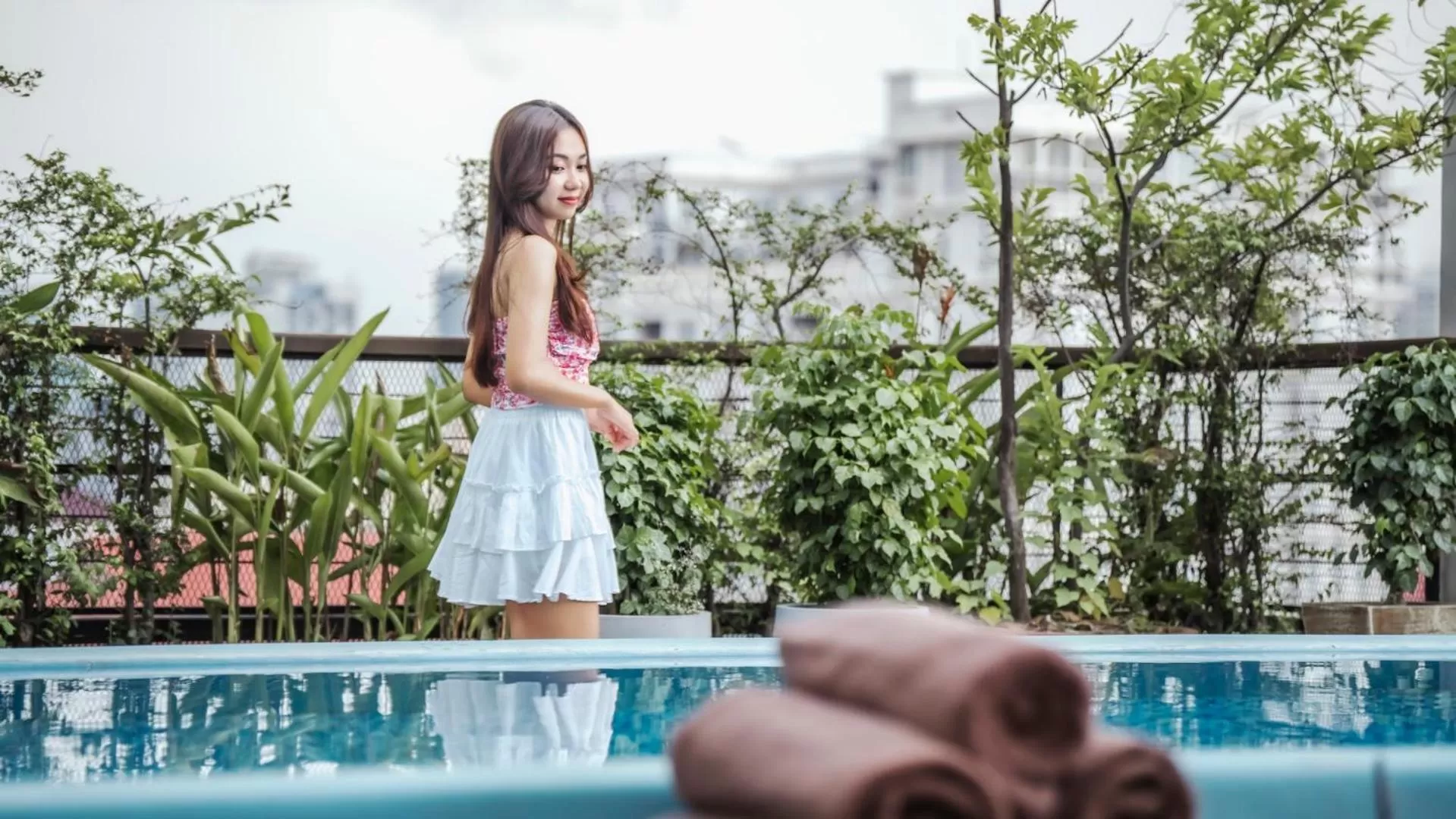 Swimming pool in Monsoon Bassac Hotel