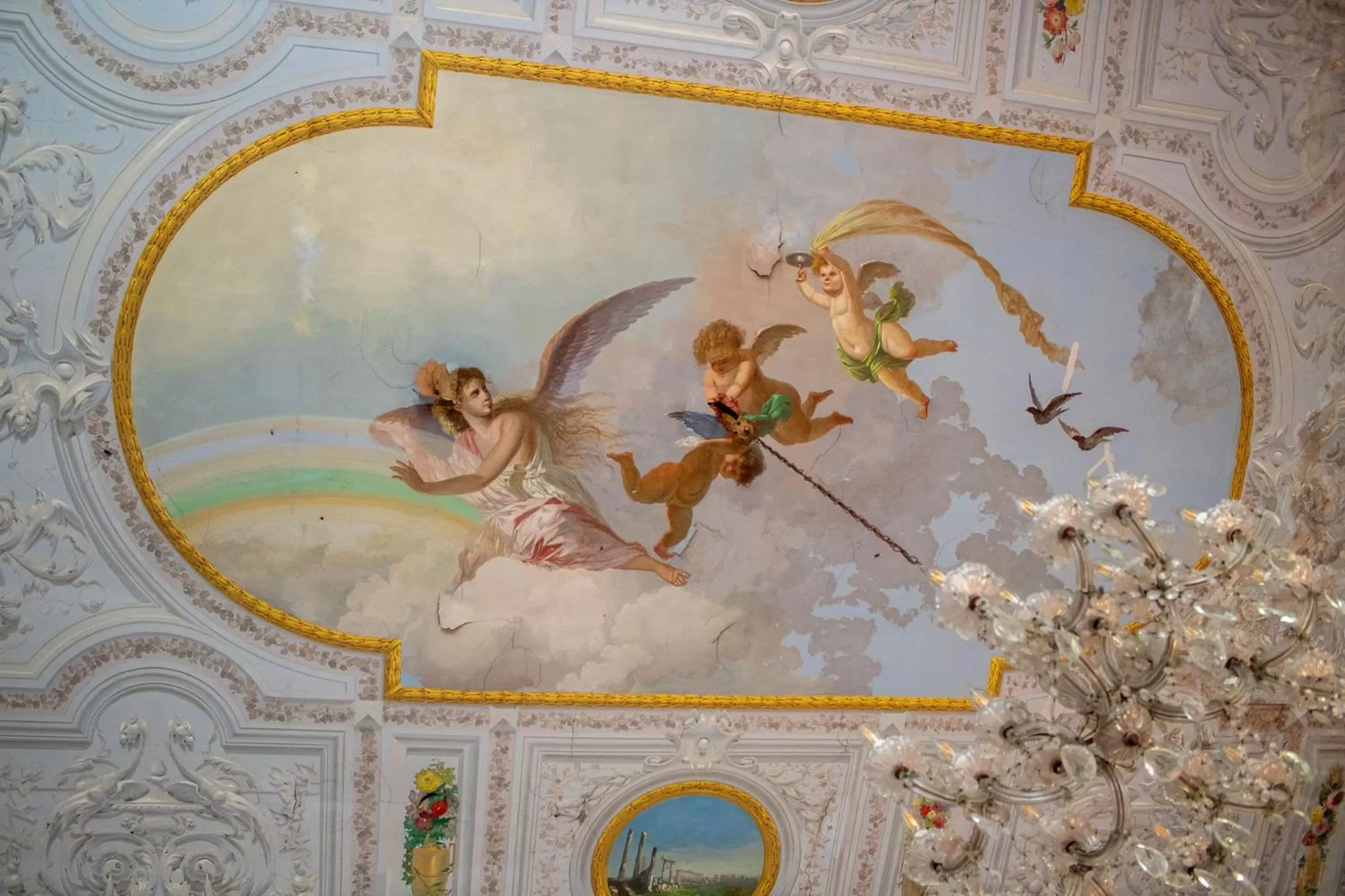 Decorative detail in Le Stanze Del Vicerè Boutique Hotel