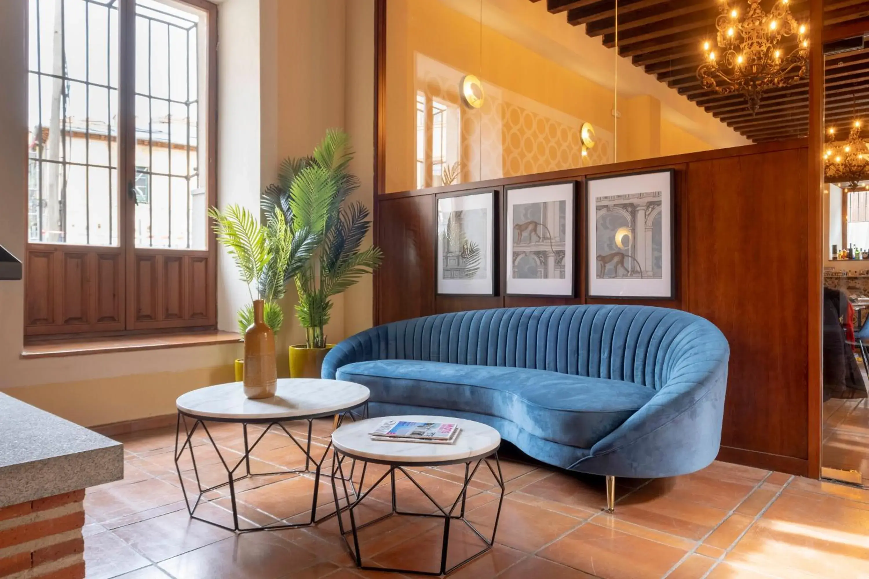 Living room, Lobby/Reception in Hotel Cetina Palacio Ayala Berganza