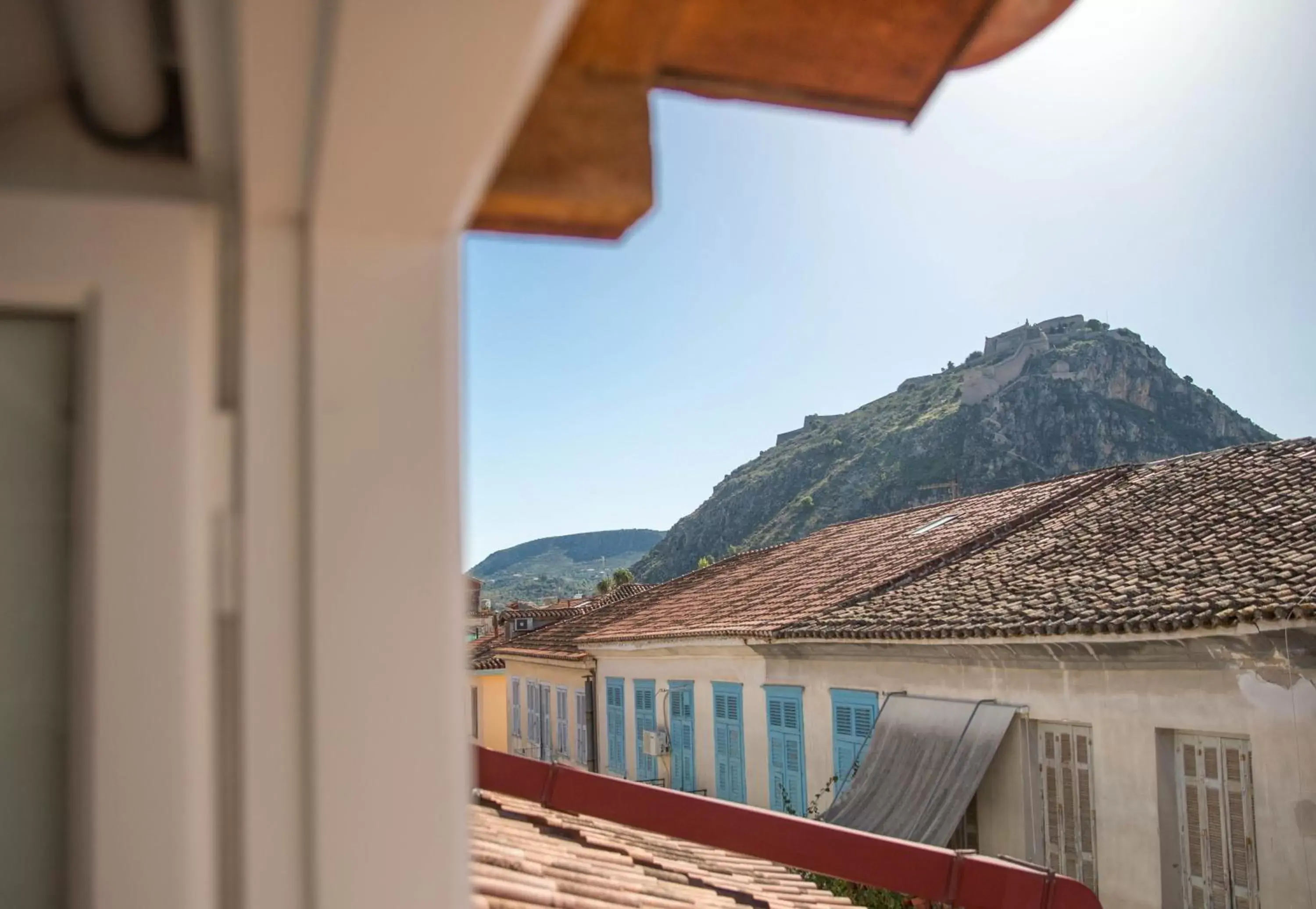 View (from property/room), Balcony/Terrace in Amymone and Adiandi