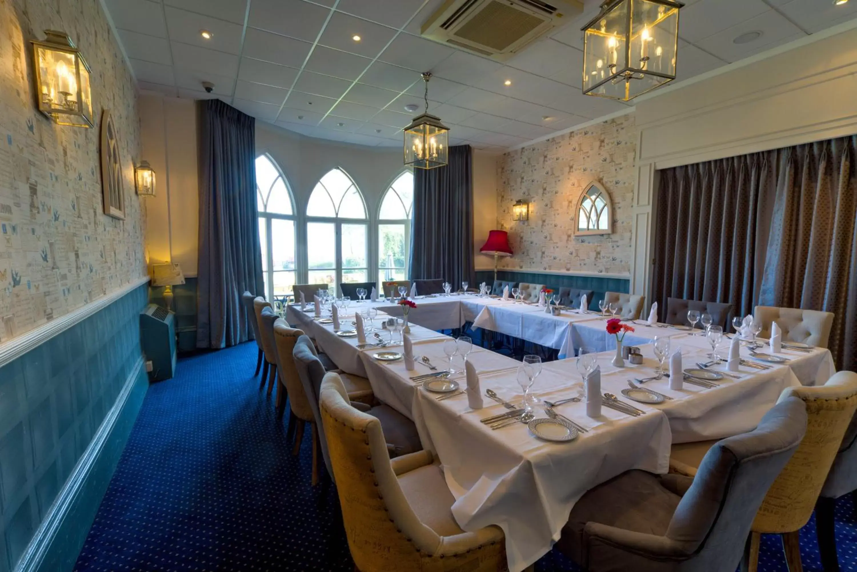 Dining area, Restaurant/Places to Eat in Langstone Cliff Hotel