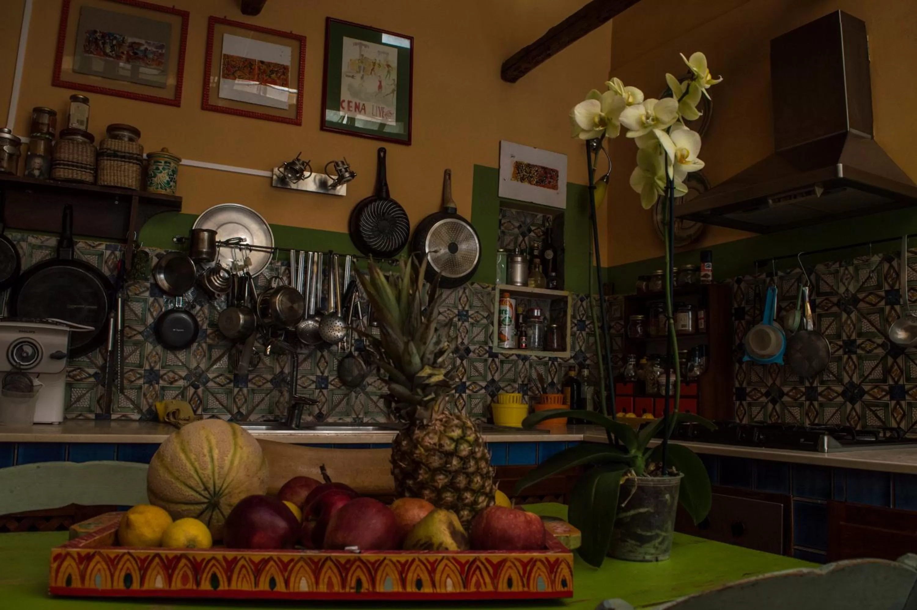 Food close-up in La dimora del genio