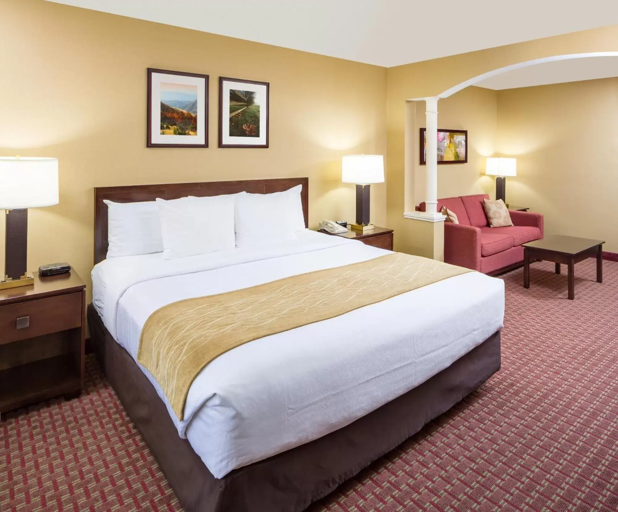 King Room - Accessible/Non-Smoking in Comfort Inn & Suites Near Burke Mountain