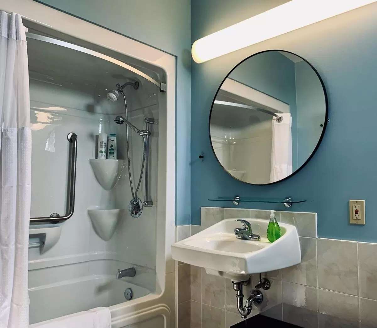 Bathroom in 300 Serene Studio #405, Ground Floor With Ac