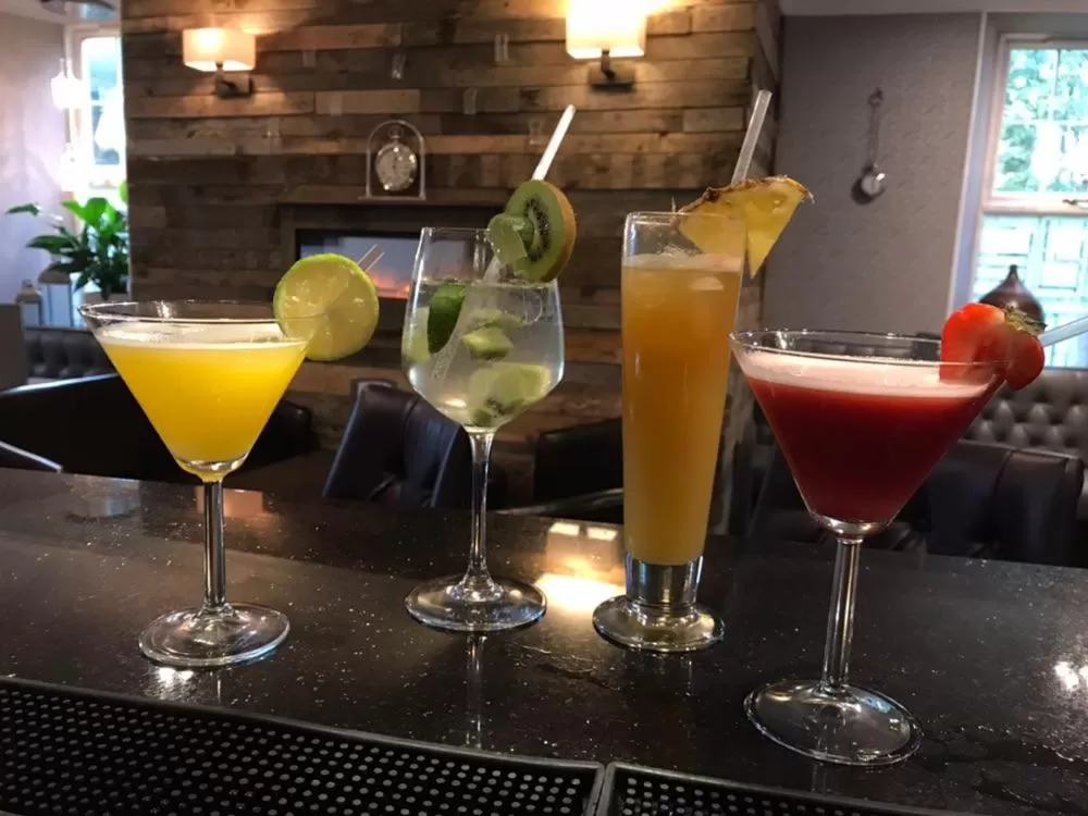 Alcoholic drinks in The Fairburn Hotel