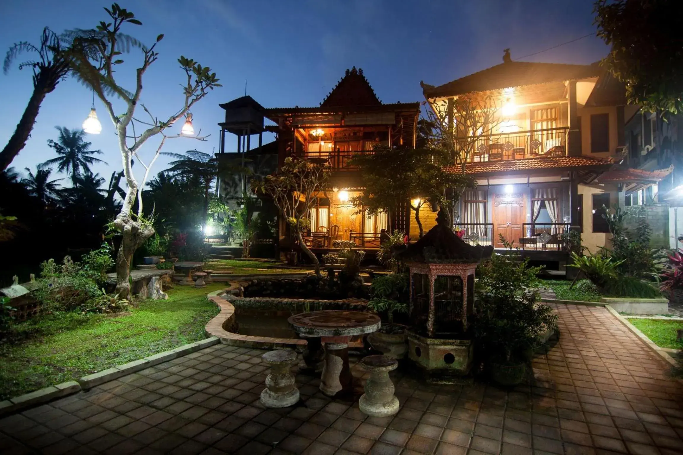 Facade/entrance, Property Building in Ganesha Ubud Inn