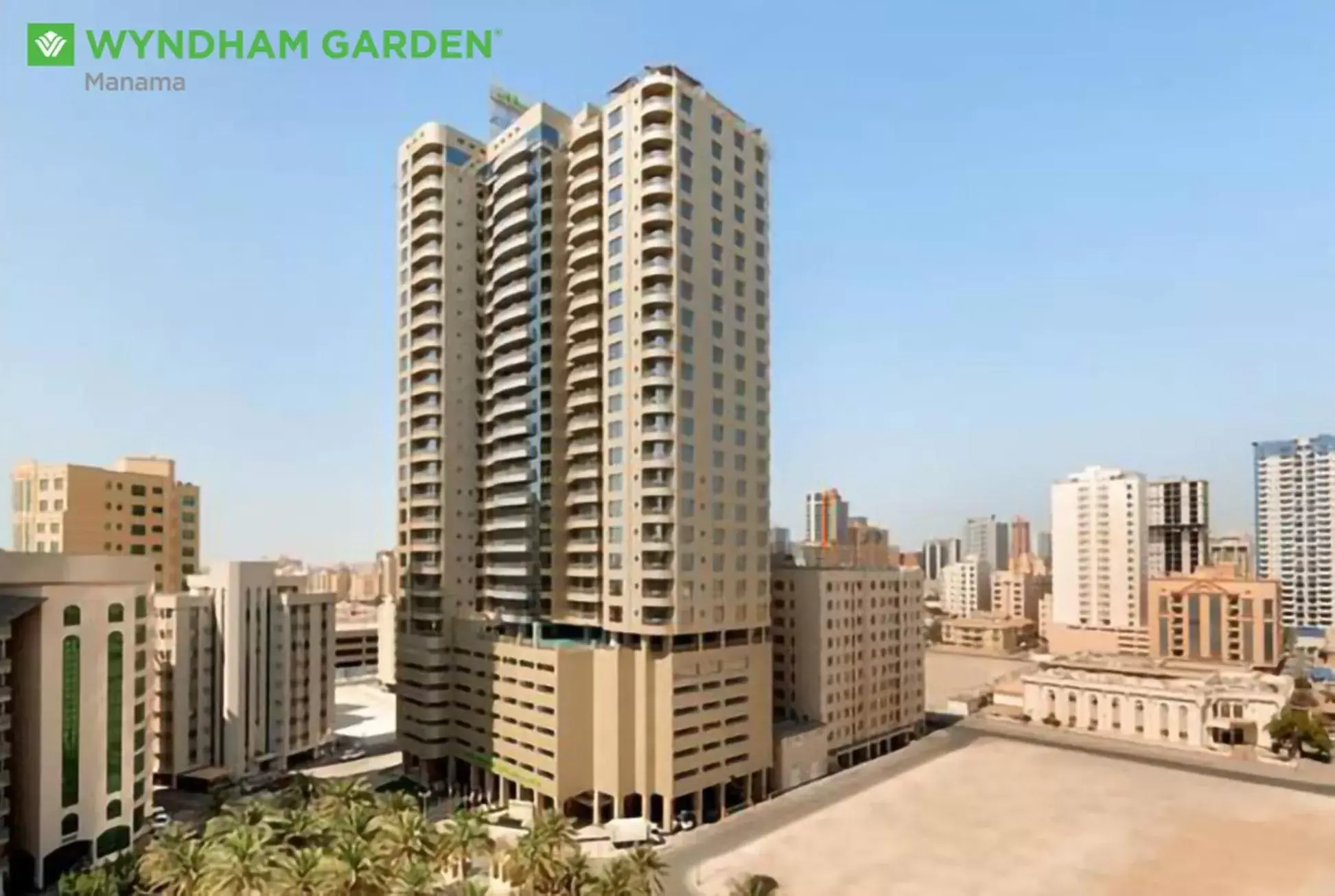 Facade/entrance in Wyndham Garden Manama