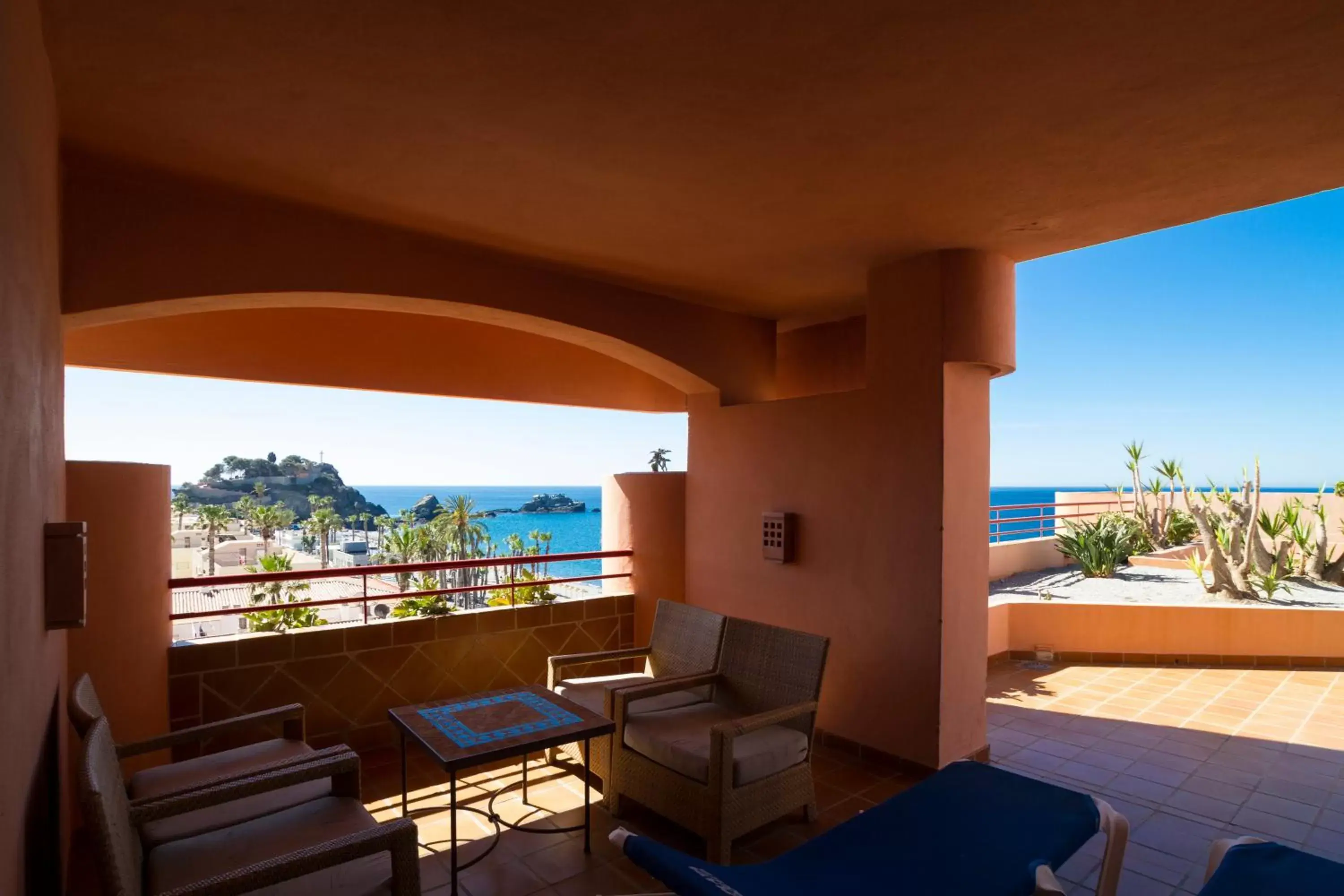 Balcony/Terrace in Ibersol Almuñecar Beach & Spa Hotel