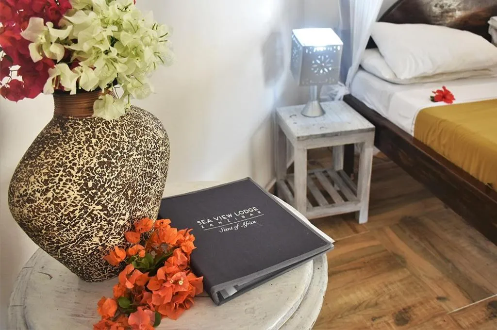 Decorative detail, Bed in Sea View Lodge Boutique Hotel