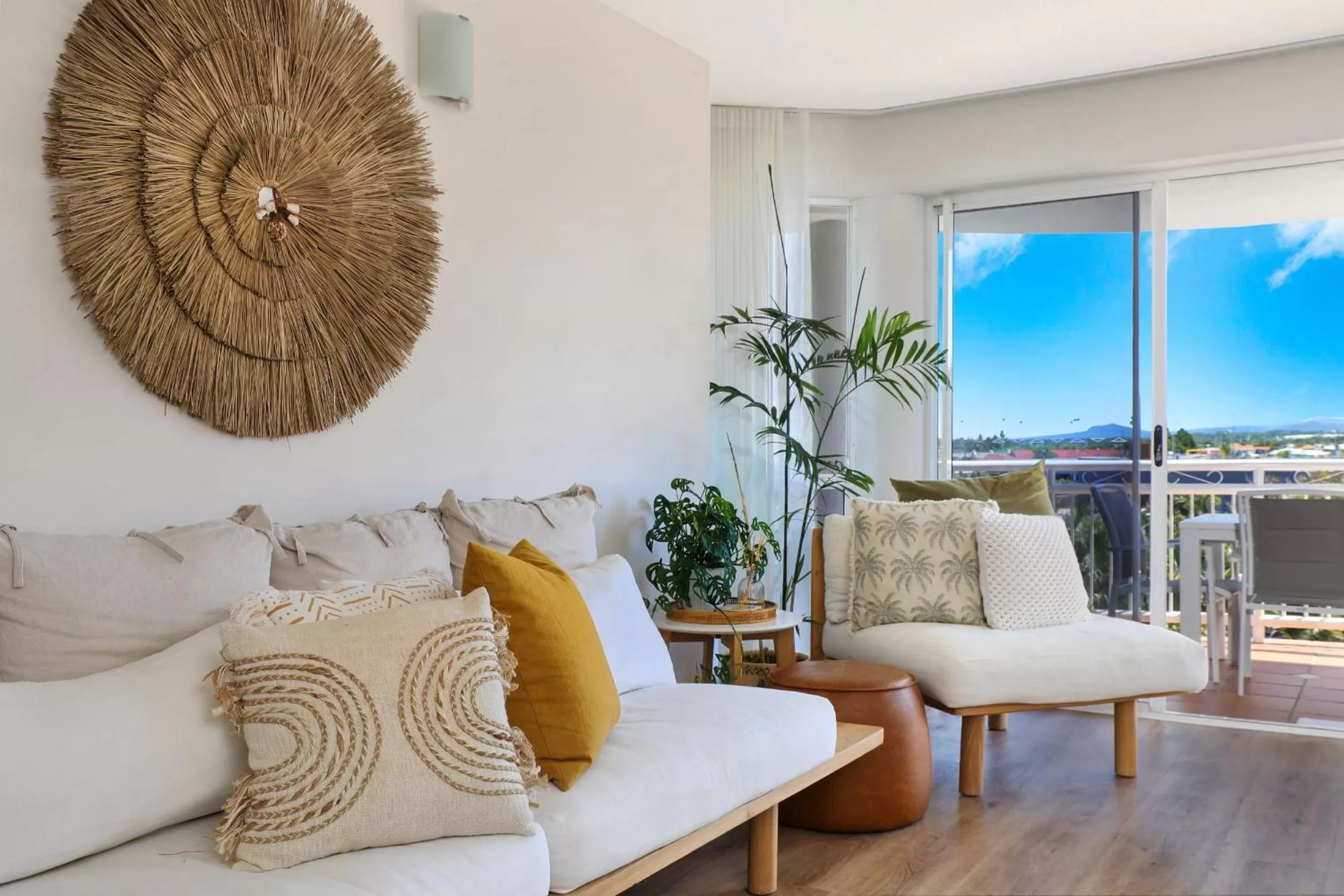 Living room in Beachside Resort Kawana Waters