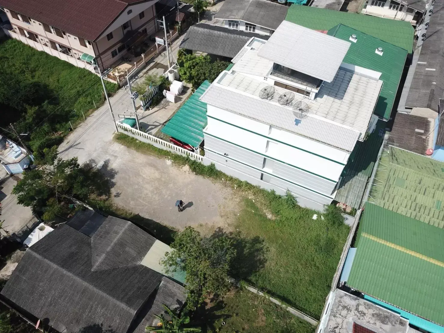 Inner courtyard view, Bird's-eye View in Thanyachatra Boutique