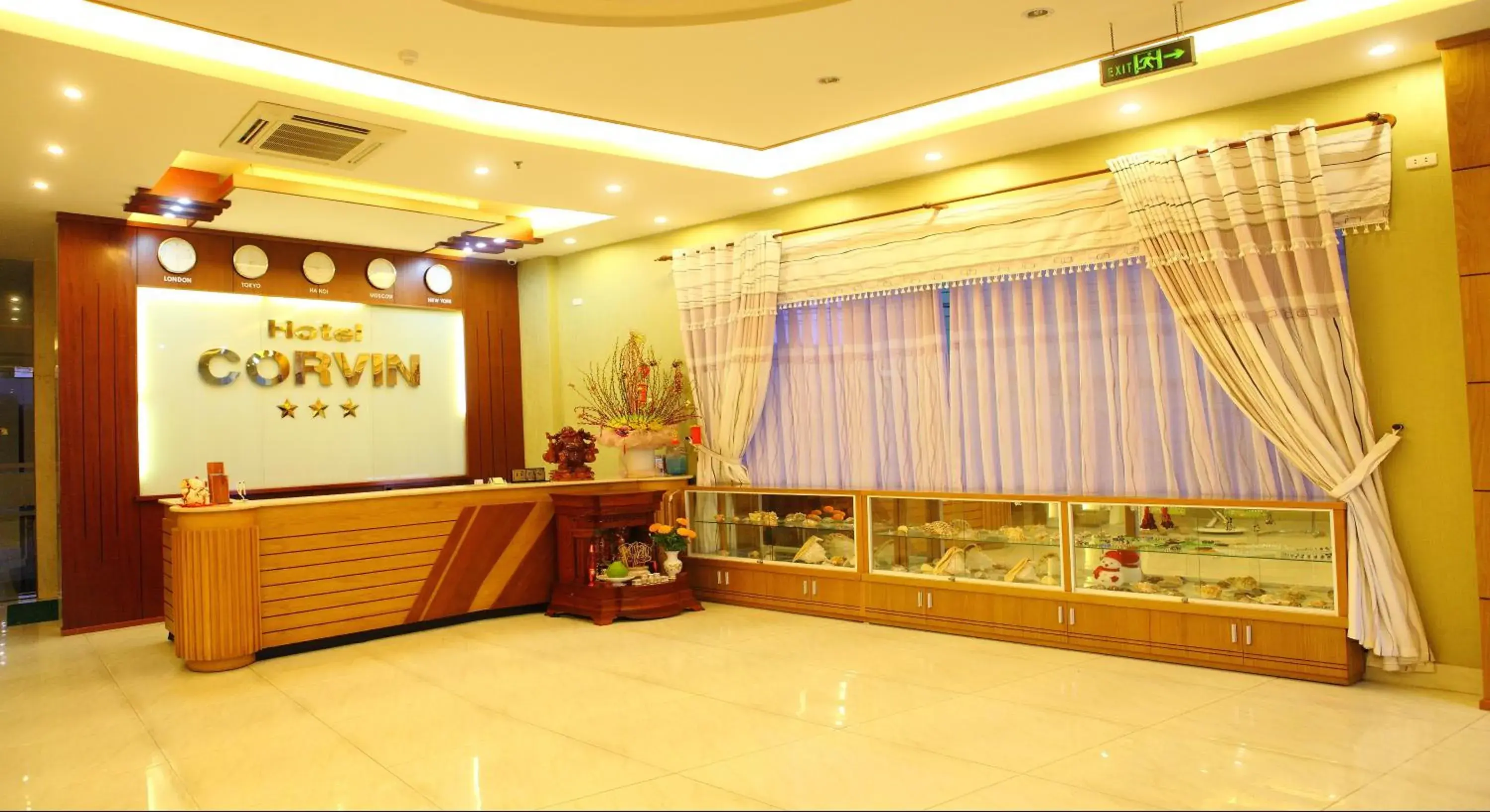 Lobby or reception in Corvin Hotel