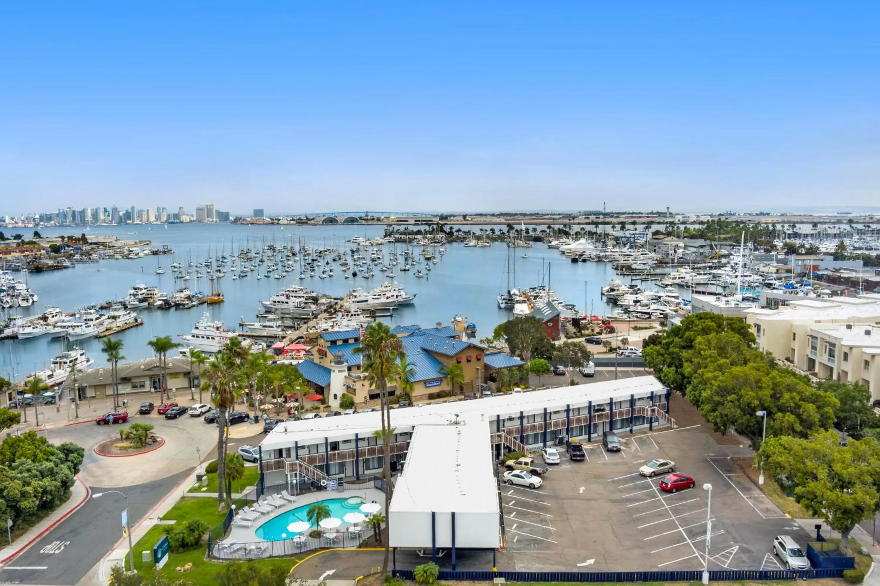 Property building in Sea Harbor Hotel - San Diego