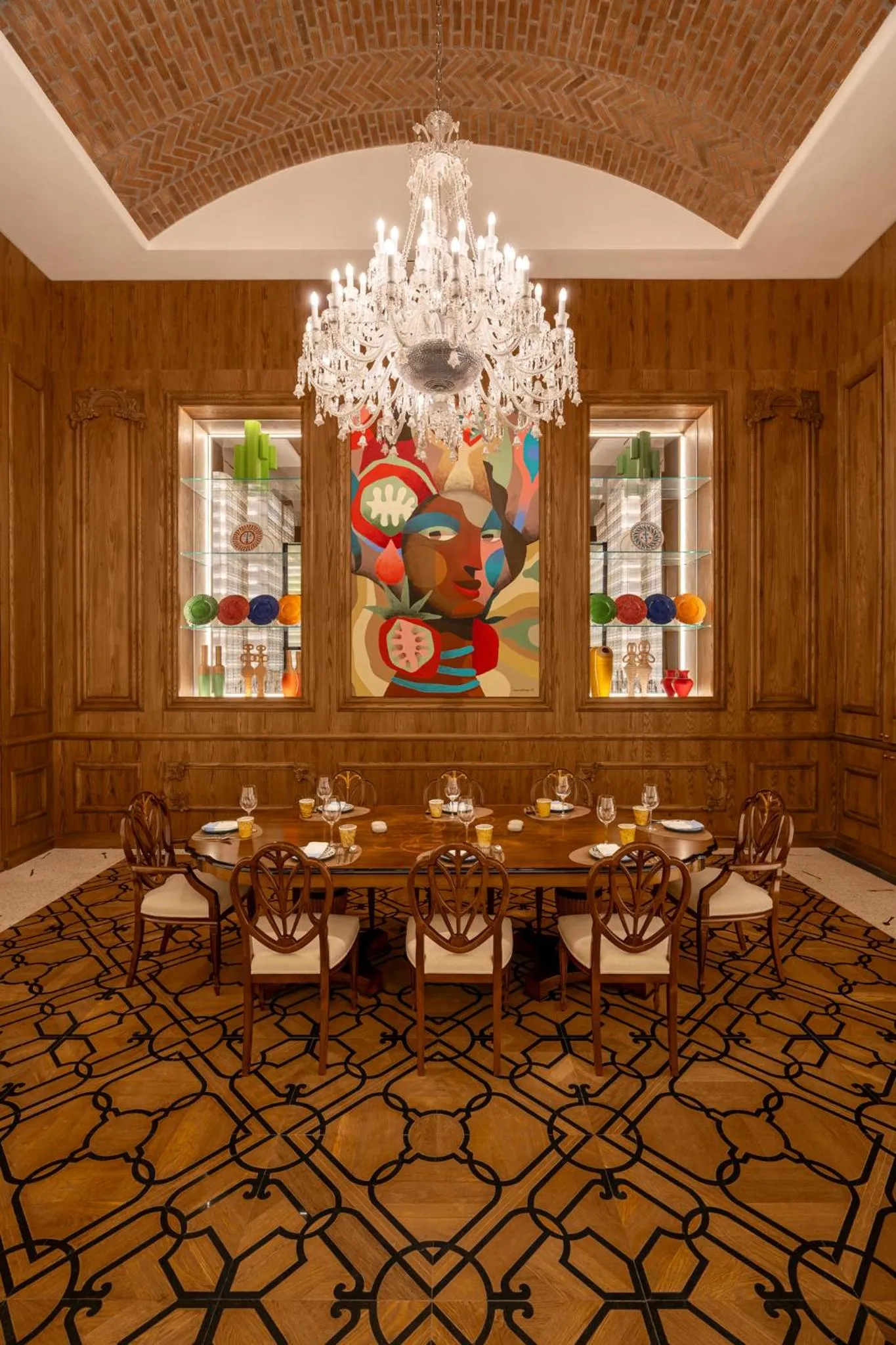 Dining area in Fairmont Doha